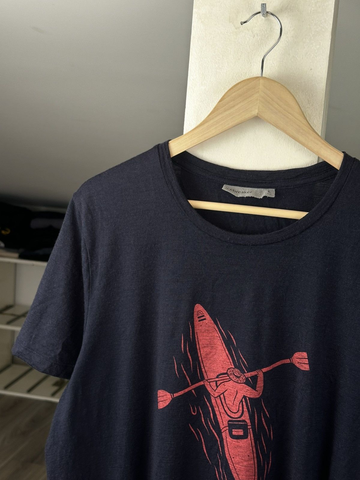 Icebreaker Icebreaker Pure Merino Tee Big Logo Size US L / EU 52-54 / 3 - 2 Thumbnail