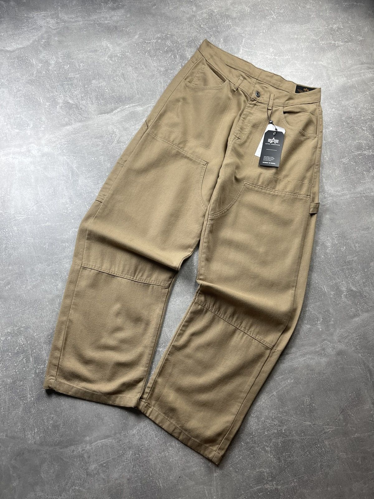 Alpha Industries Alpha Industries Aviation Utility Cargo Pants Sand Beige Size US 33 - 5 Thumbnail