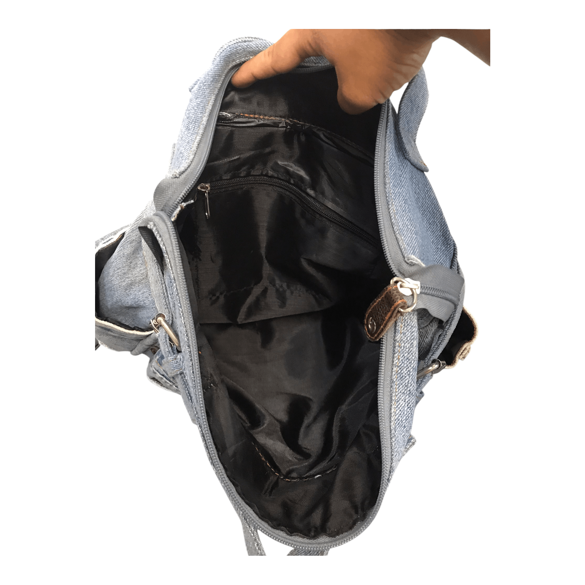 Hysteric Glamour × Japanese Brand × Seditionaries Denim rare Custom Bagpack Size ONE SIZE - 9 Thumbnail