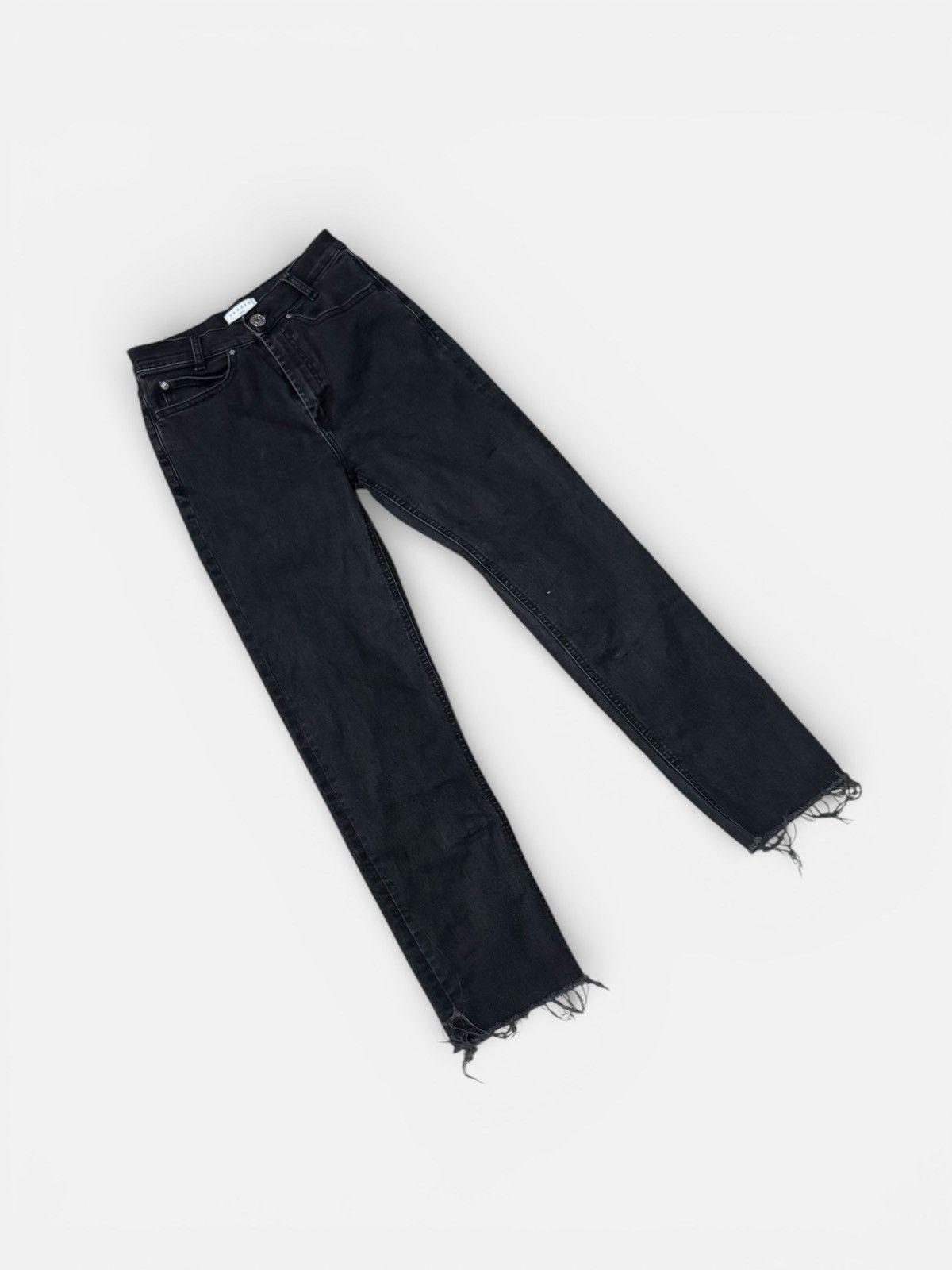 Sandro Sandro Paris Black Denim Jeans Size 25" / US 0 / IT 36 - 3 Thumbnail