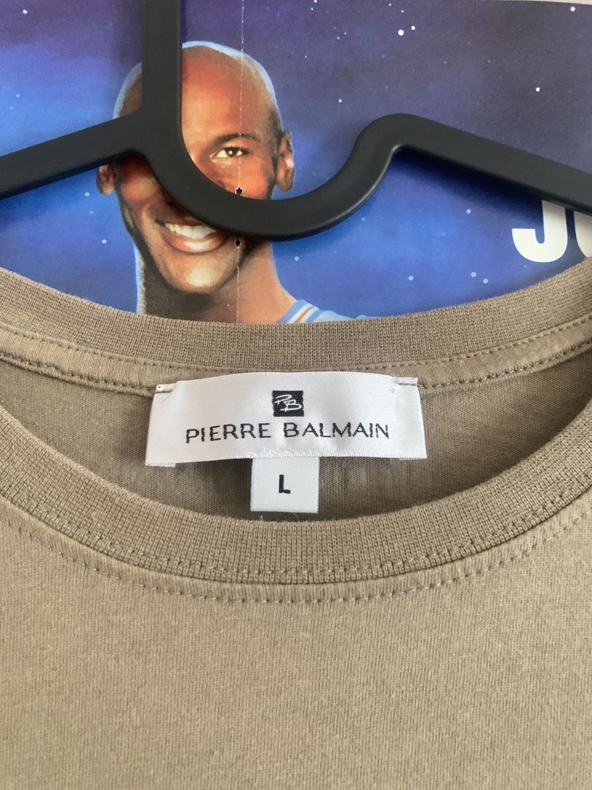 Balmain × Pierre Balmain × Vintage Vintage Pierre Balmain PB Logo Tee Size US L / EU 52-54 / 3 - 4 Thumbnail