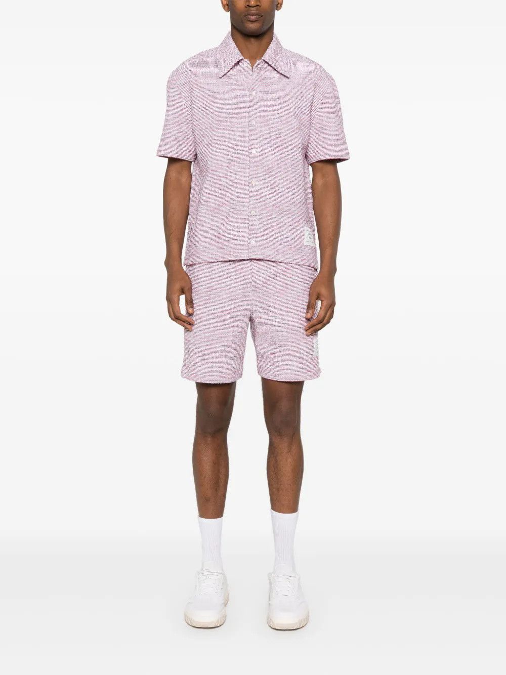 Thom Browne o1h1sh10525 Mid Thigh Tweed Summer Shorts in Multicolor Size US 34 / EU 50 - 2 Thumbnail