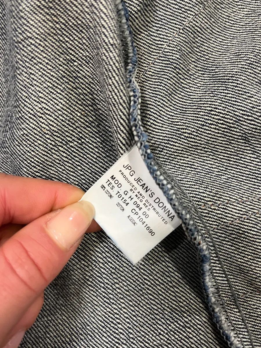Jean Paul Gaultier 2000s Jean Paul Gaultier Type 1 Asymmetrical Denim Jacket Size M / US 6-8 / IT 42-44 - 11 Thumbnail