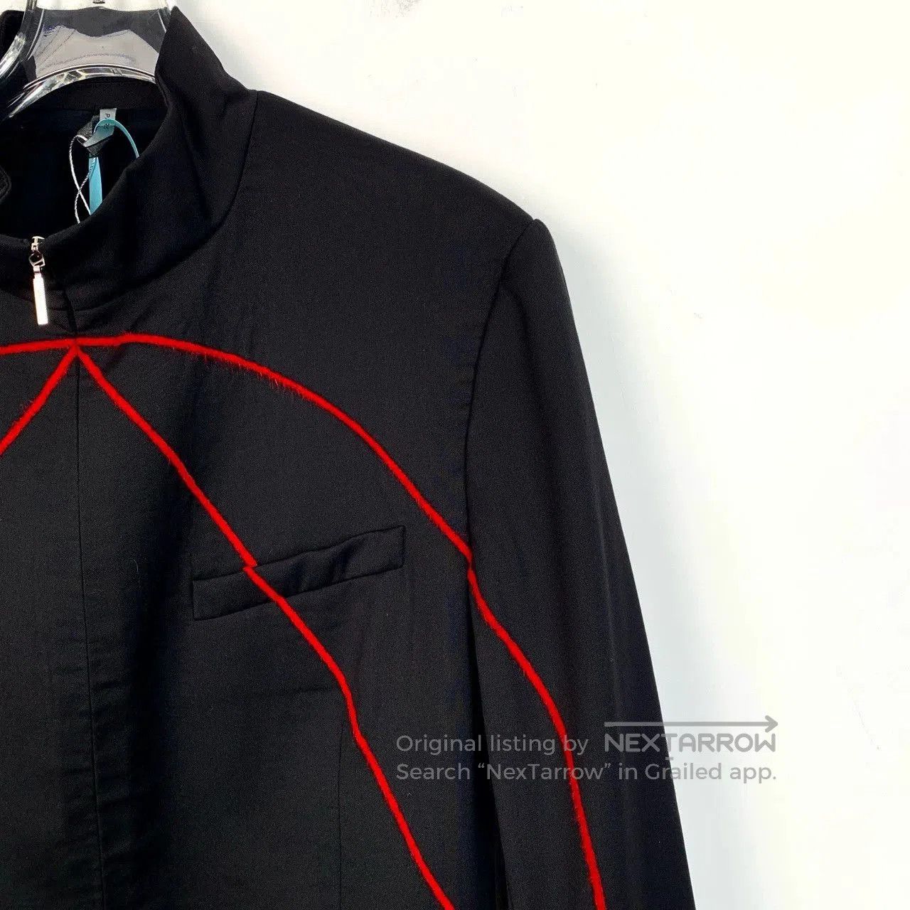 Dior Dior Black Wool Geometric Blazer. Size US L / EU 52-54 / 3 - 3 Thumbnail