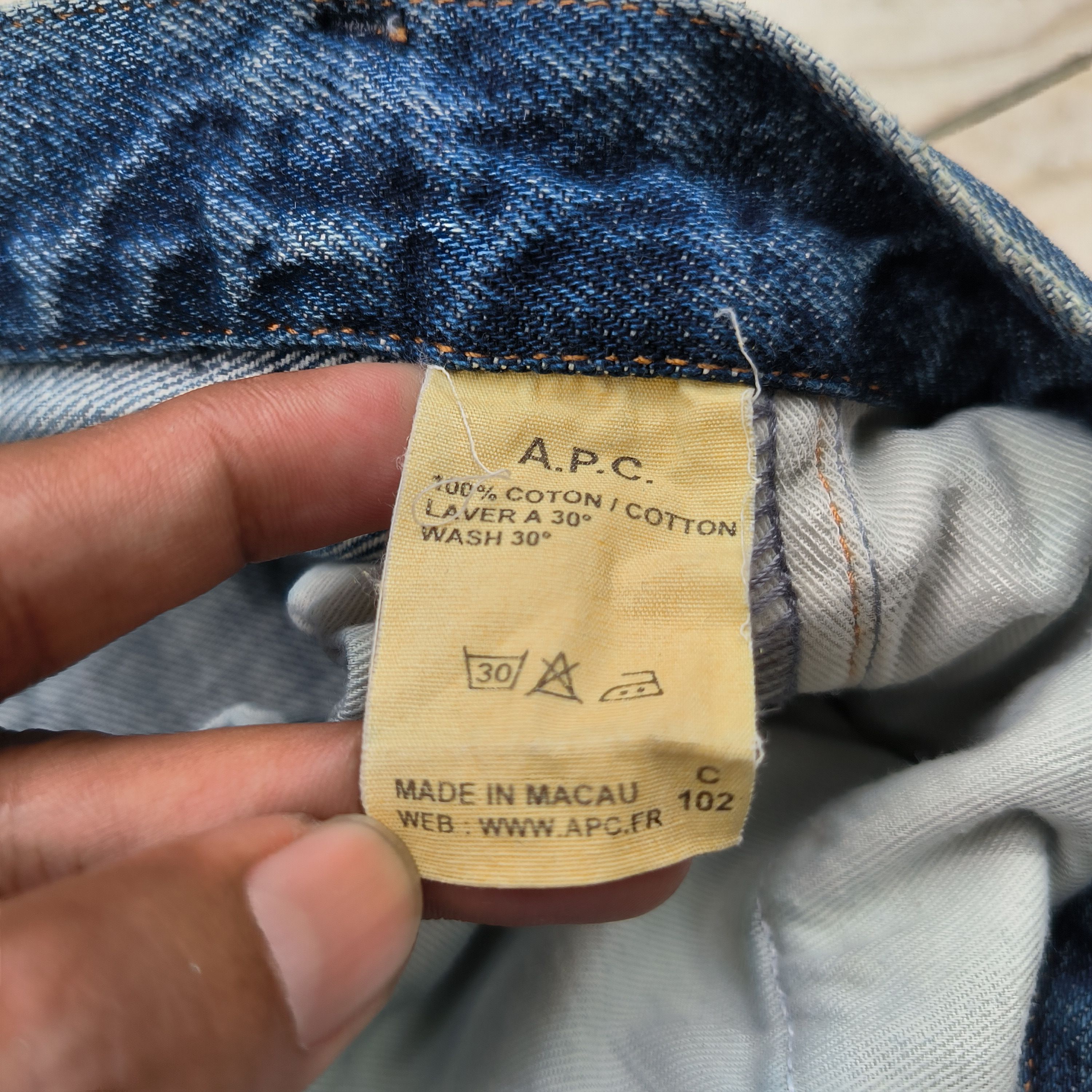 A.P.C. APC NEW STANDARD SELVEDGE DENIM JEANS Size US 28 / EU 44 - 5 Thumbnail