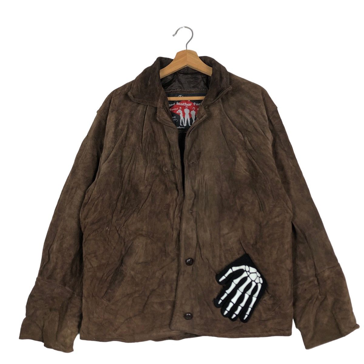 Genuine Leather 🔥Vintage 90’s Bomber Genuine Leather Jacket Tango Great Size US S / EU 44-46 / 1 - 2 Thumbnail