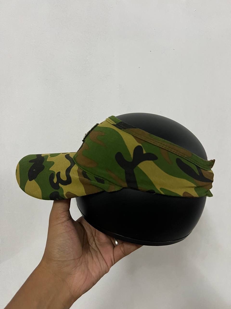 Hat Club Camouflage Military Woodland Visor Hat Size ONE SIZE - 2 Thumbnail