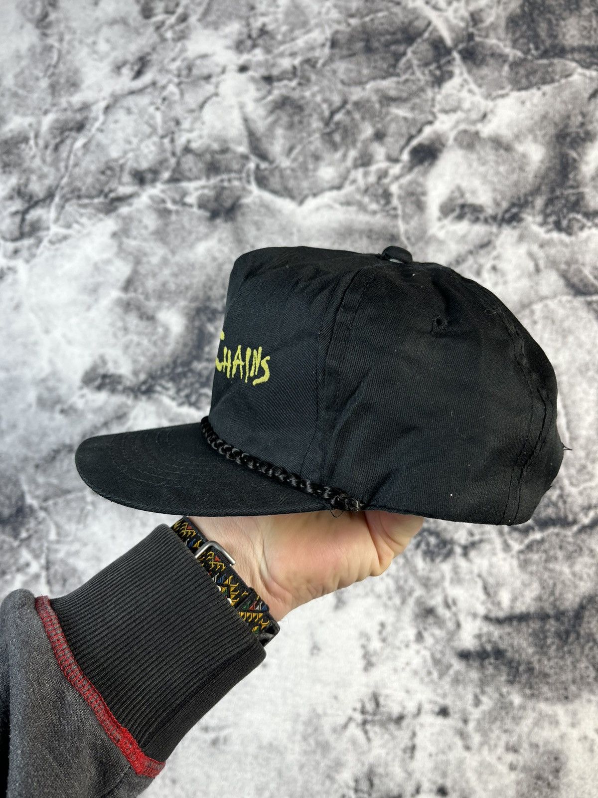 Band Tees Vintage 90s Alice In Chains Hat Grunge Snapback Rare Korea Size ONE SIZE - 4 Thumbnail
