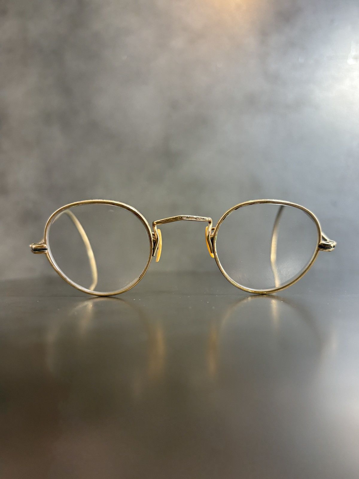 Imperial Antique Eyeglasses 1920s Imperial Gold Fill Spectacles 1900s Size ONE SIZE - 3 Thumbnail