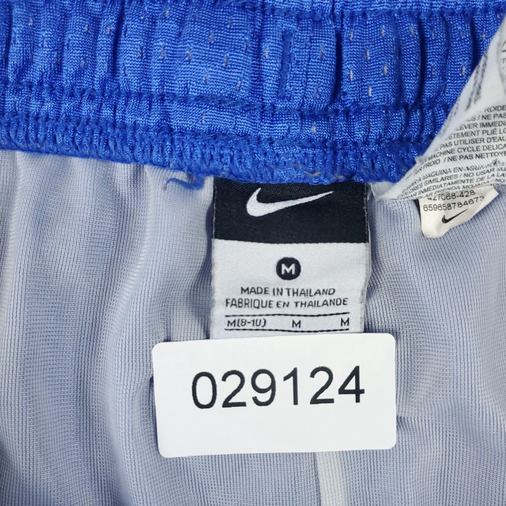 Nike Nike Shorts Womens Medium Blue Swoosh Dri Fit Track Running Active Ladies Size 32" / US 10 / IT 46 - 8 Thumbnail
