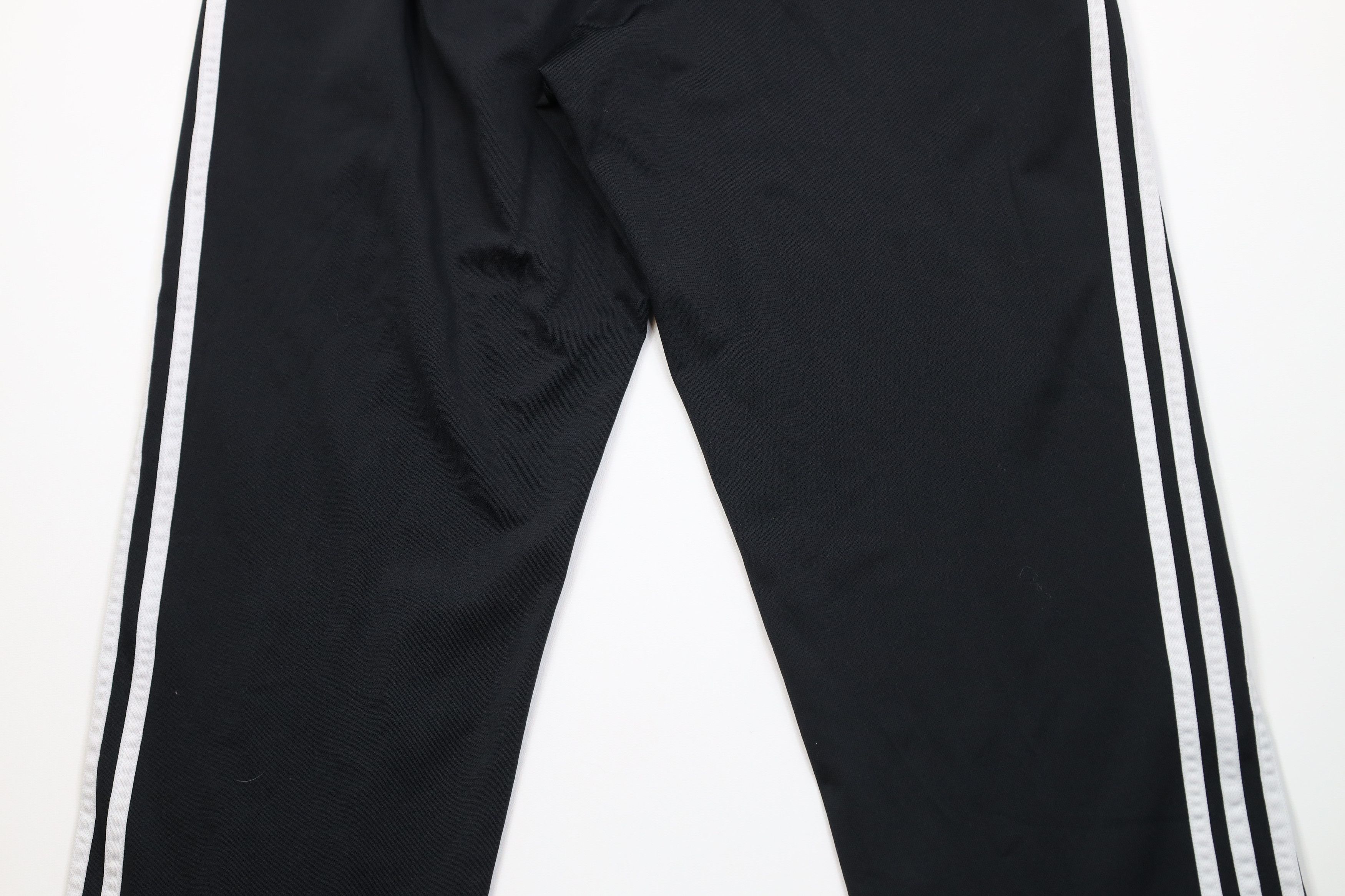 Adidas Vintage Y2K Adidas Striped Wide Leg Sweatpants Pants Black Size US 34 / EU 50 - 13 Thumbnail