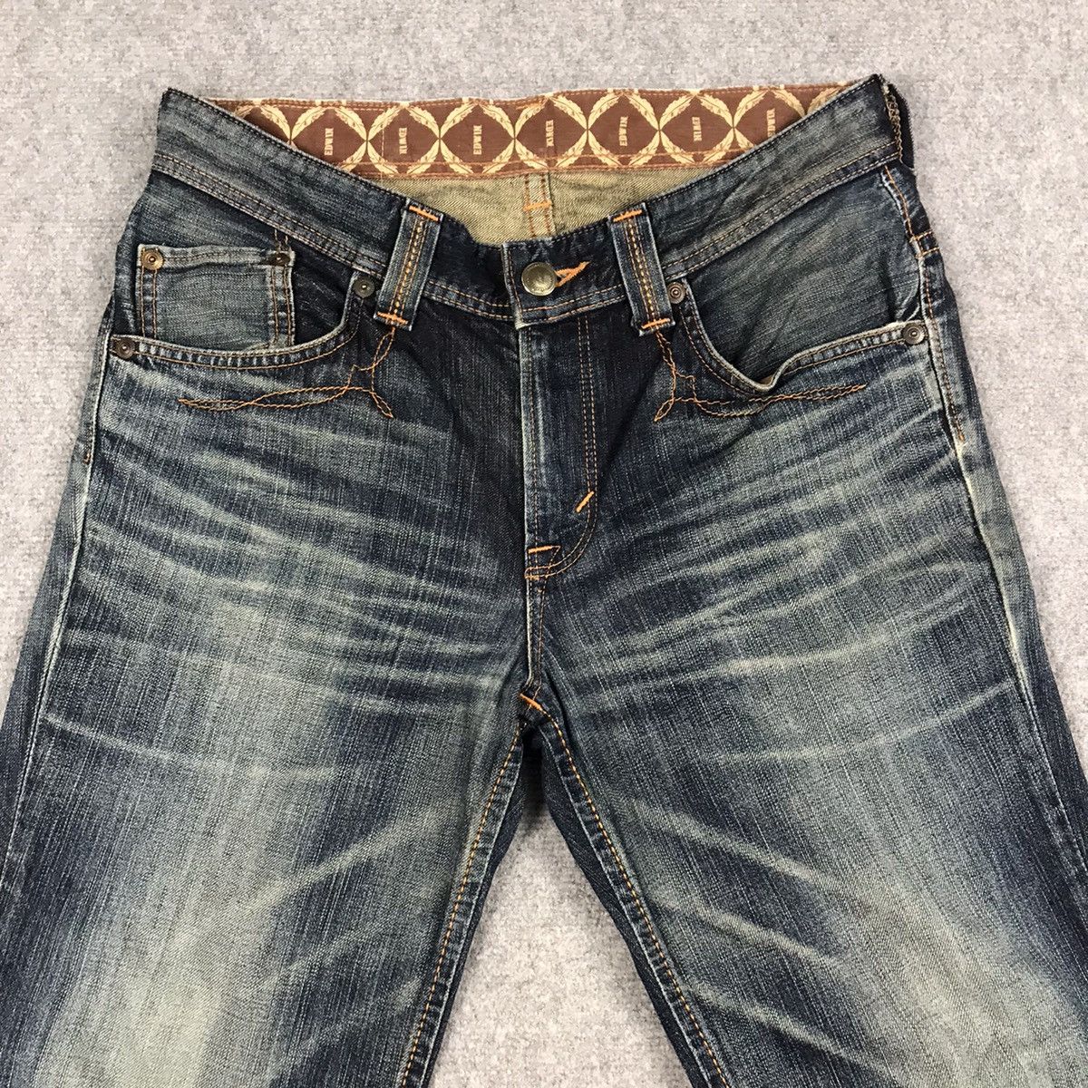 Japanese Brand FLARED JEANS EDWIN DENIM DISTRESSED DENIM PANTS Size US 32 / EU 48 - 5 Thumbnail