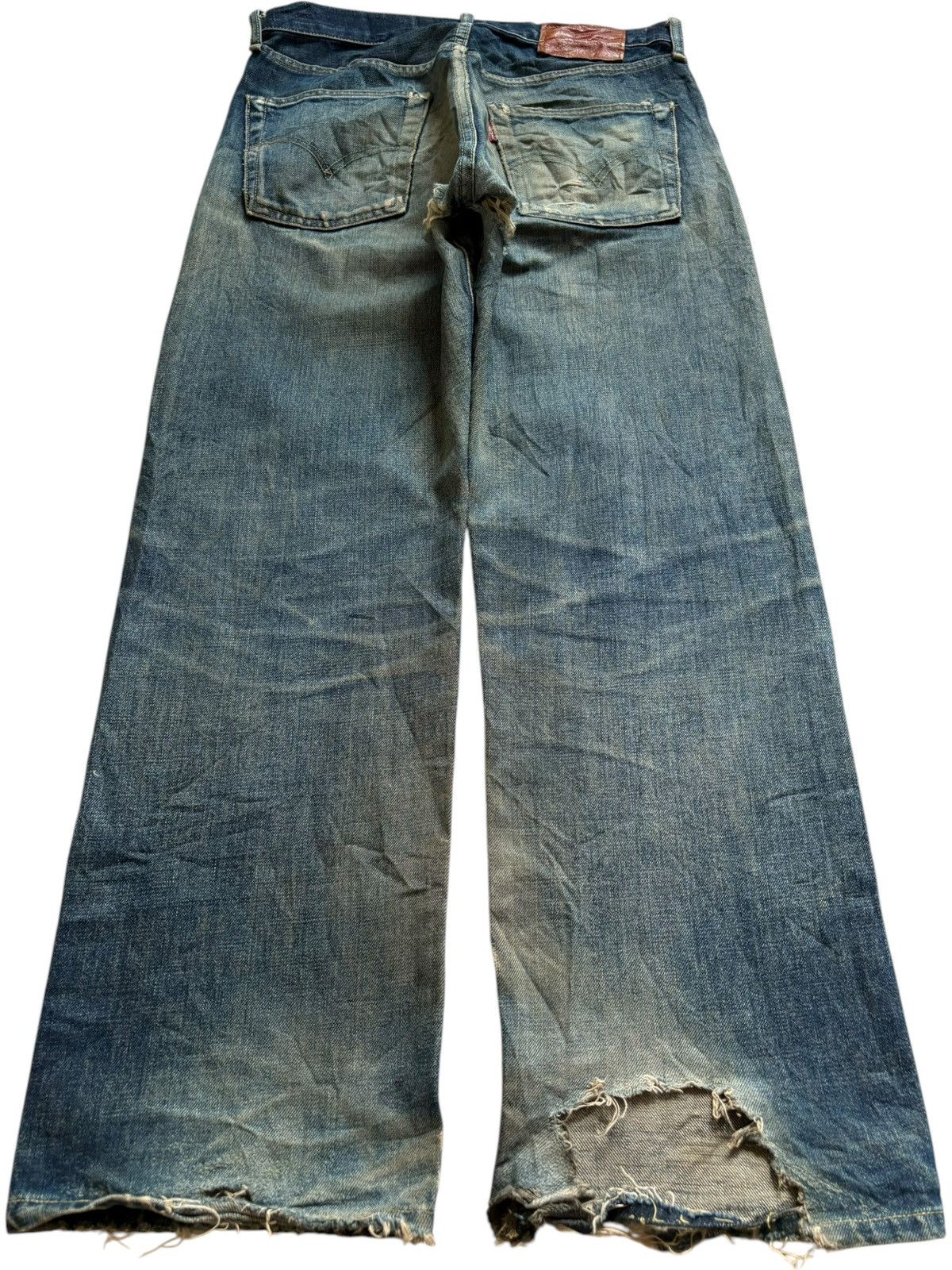 Levi's Vintage 80s Levis 503 BXX Big E Distressed Baggy Jean Size US 31 - 2 Thumbnail