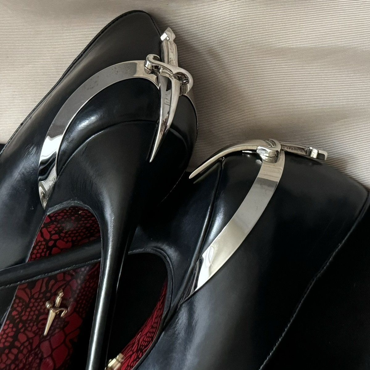 Paciotti Cesare Paciotti Dagger Heels Size US 8.5 / IT 38.5 - 12 Thumbnail
