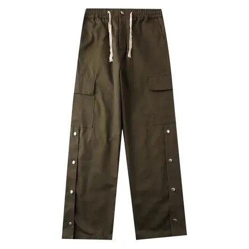 Jean Hip-hop high street side-breasted hip-hop loose pants Size US 30 / EU 46 - 1 Thumbnail