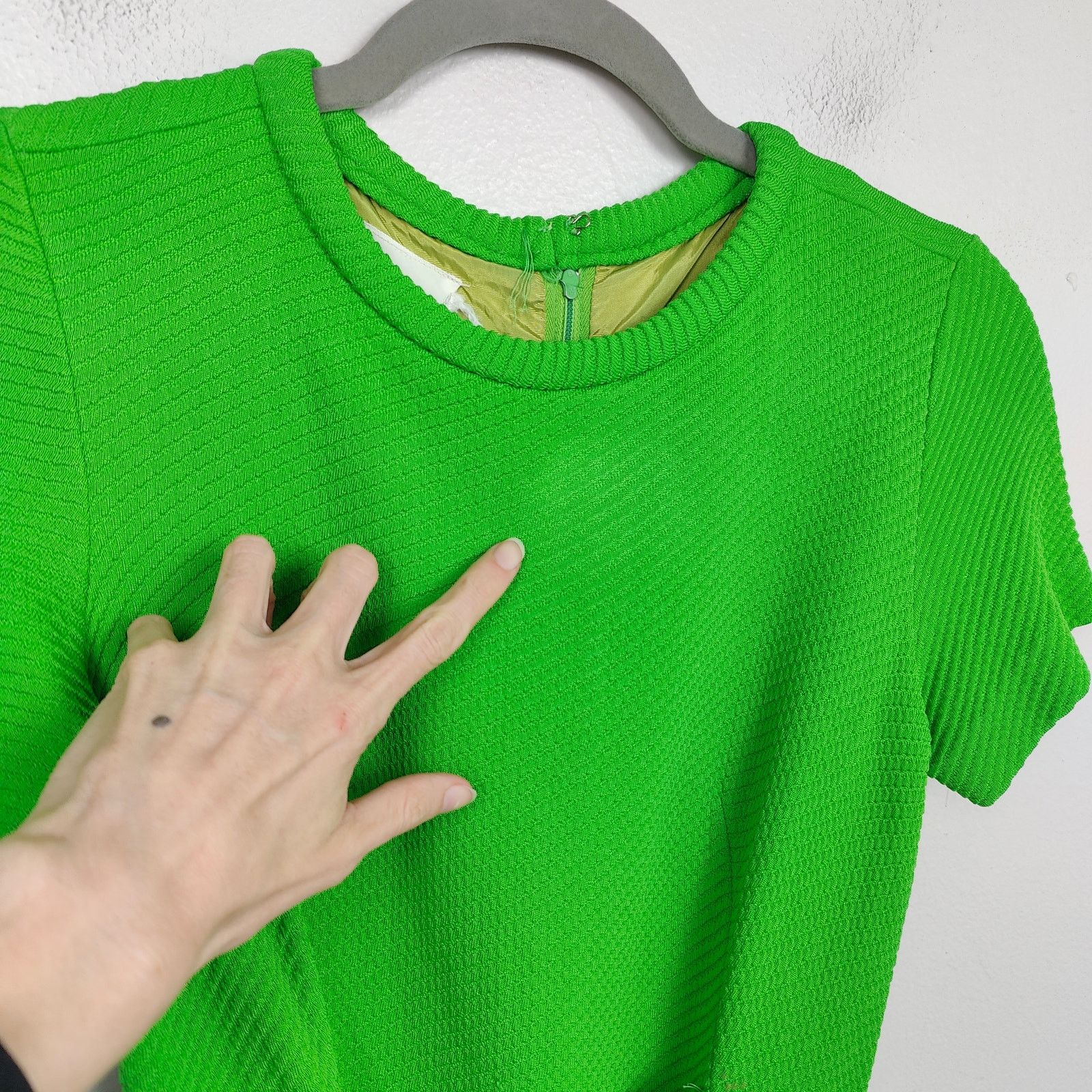 Other Vintage 60s Bobbie Brooks Dress Womens XS Lime Green Size XS / US 0-2 / IT 36-38 - 3 Thumbnail
