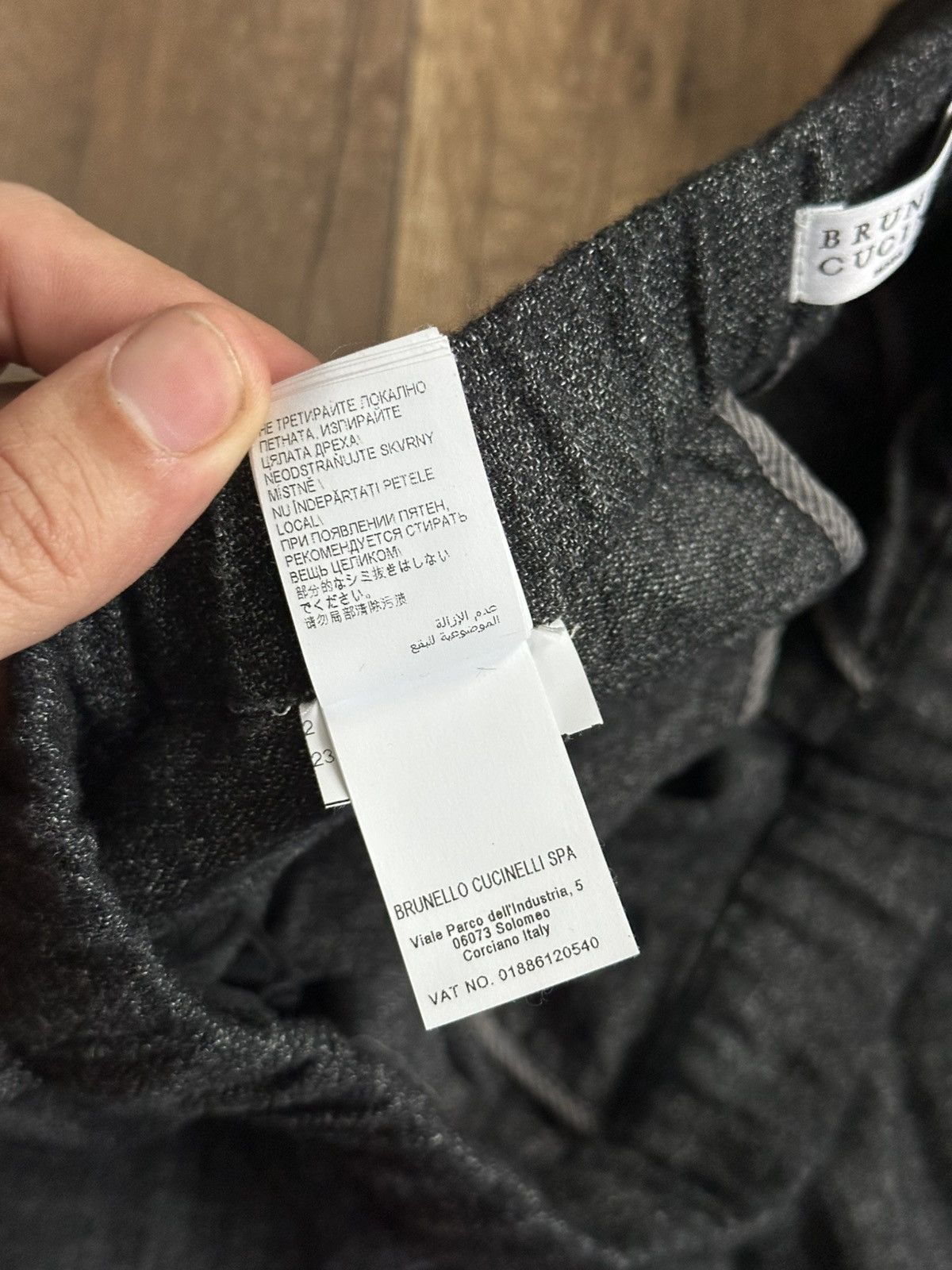 Brunello Cucinelli Brunello Cucinelli Wool Linen Trousers Pants Size 27" / US 4 / IT 40 - 19 Thumbnail