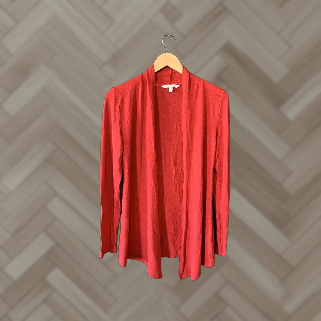 Vintage 41 Hawthorn Womens Red Cardigan Sweater Open Front Long Sleeve Knit Size M Size M / US 6-8 / IT 42-44 - 1 Thumbnail