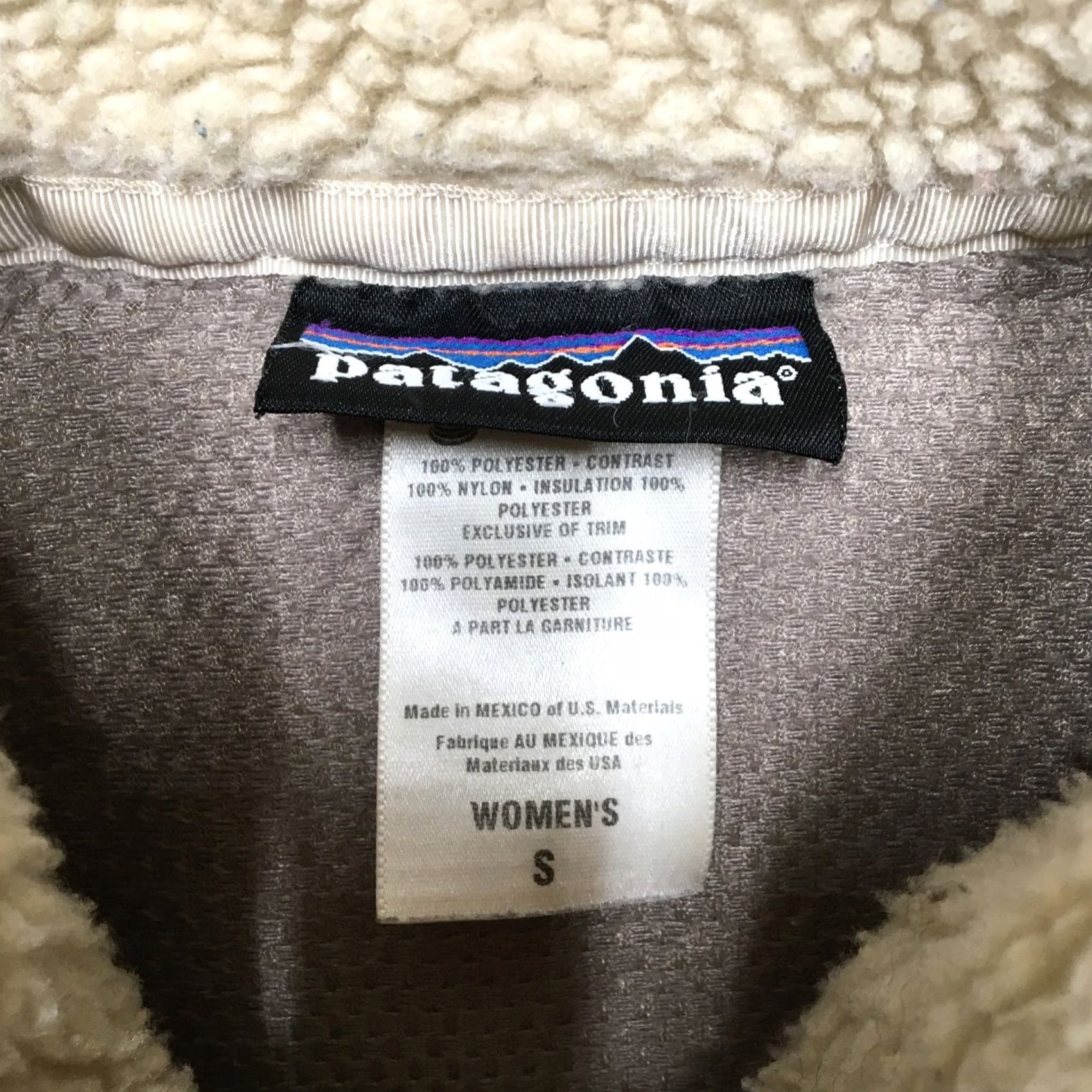 Patagonia Patagonia Jacket Womens S Beige Full Zip Fleece Sherpa 2010 Outdoor Retro USA Islands (Note: If "Islands" not in title, remove) Size S / US 4 / IT 40 - 5 Thumbnail