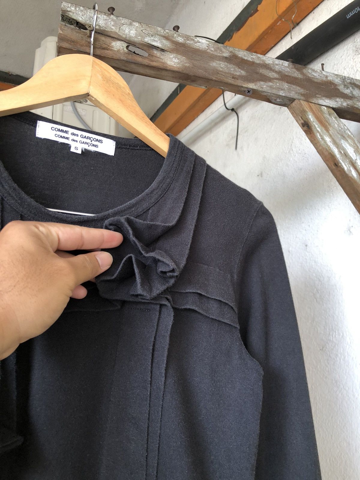Comme des Garcons Comme des Garcons Faded Bondage Punk Long Sleeve Tshirt Size S / US 4 / IT 40 - 3 Thumbnail