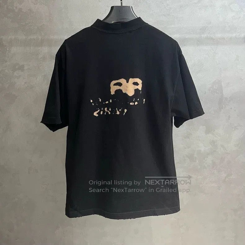 Balenciaga Balenciaga Black Logo Print Short Sleeve Tee. Size US XXS / EU 40 - 5 Thumbnail