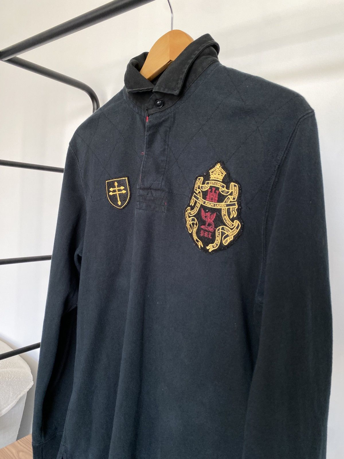 Designer × Polo Ralph Lauren × Vintage Vintage Polo Ralph Lauren Royal Crest Drago Rugby Size US M / EU 48-50 / 2 - 2 Thumbnail