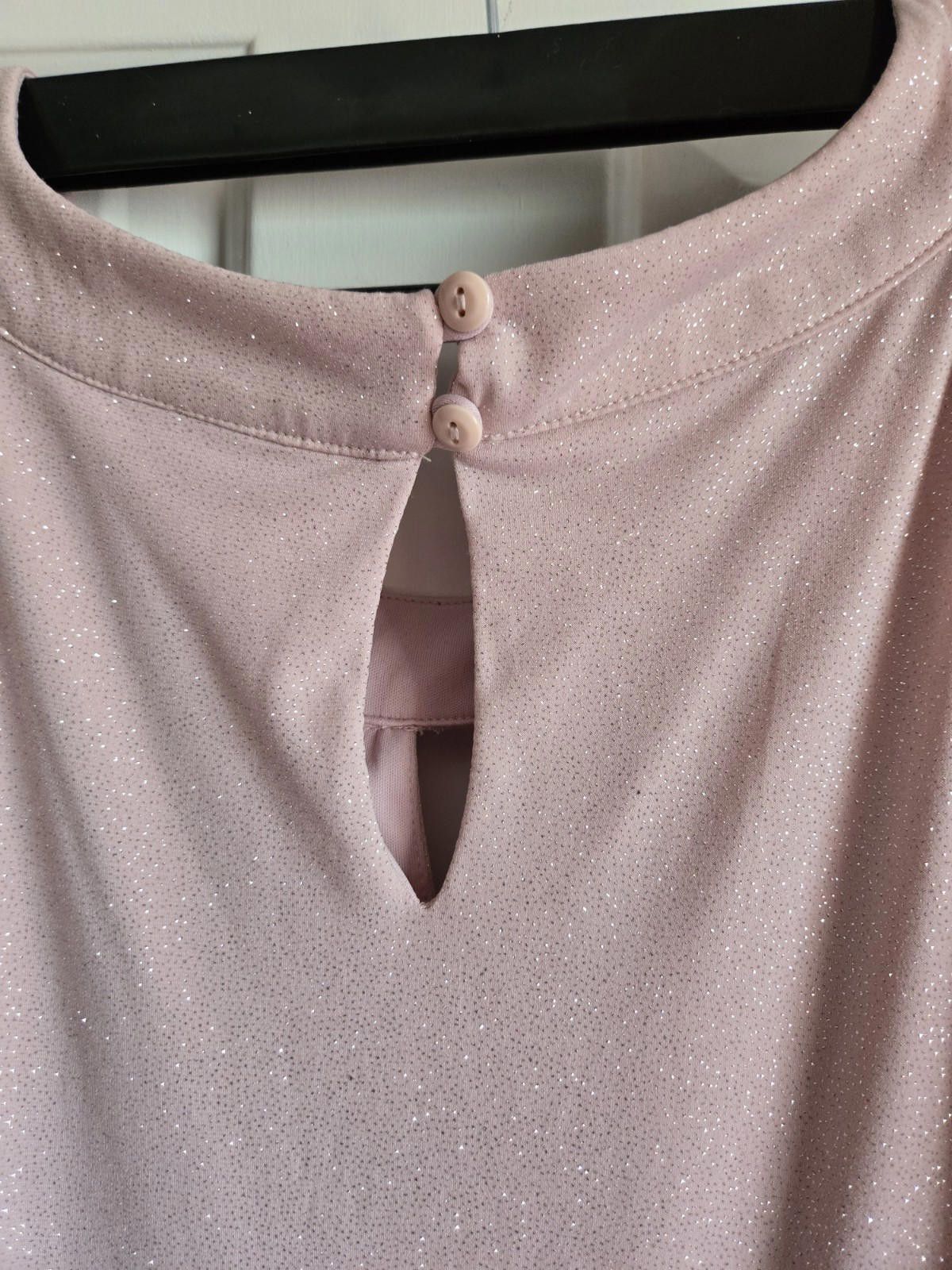 Other En Focus Blush Pink Sparkly Shimmer Formal Prom Easter Maxi Size XL / US 12-14 / IT 48-50 - 11 Thumbnail