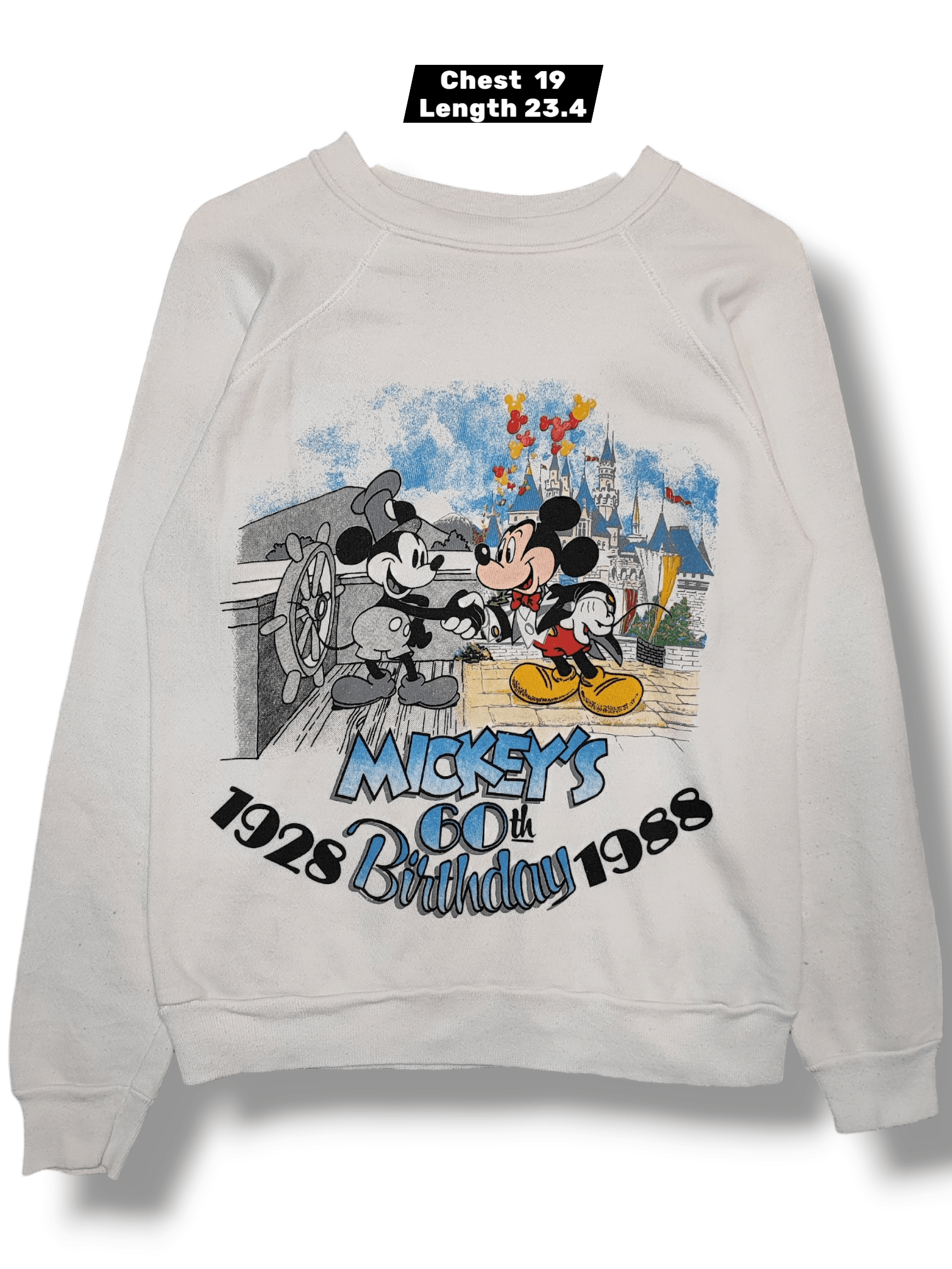 Disney Vintage 80s Disney Mickey sweatshirt Pullover Size US M / EU 48-50 / 2 - 1 Thumbnail
