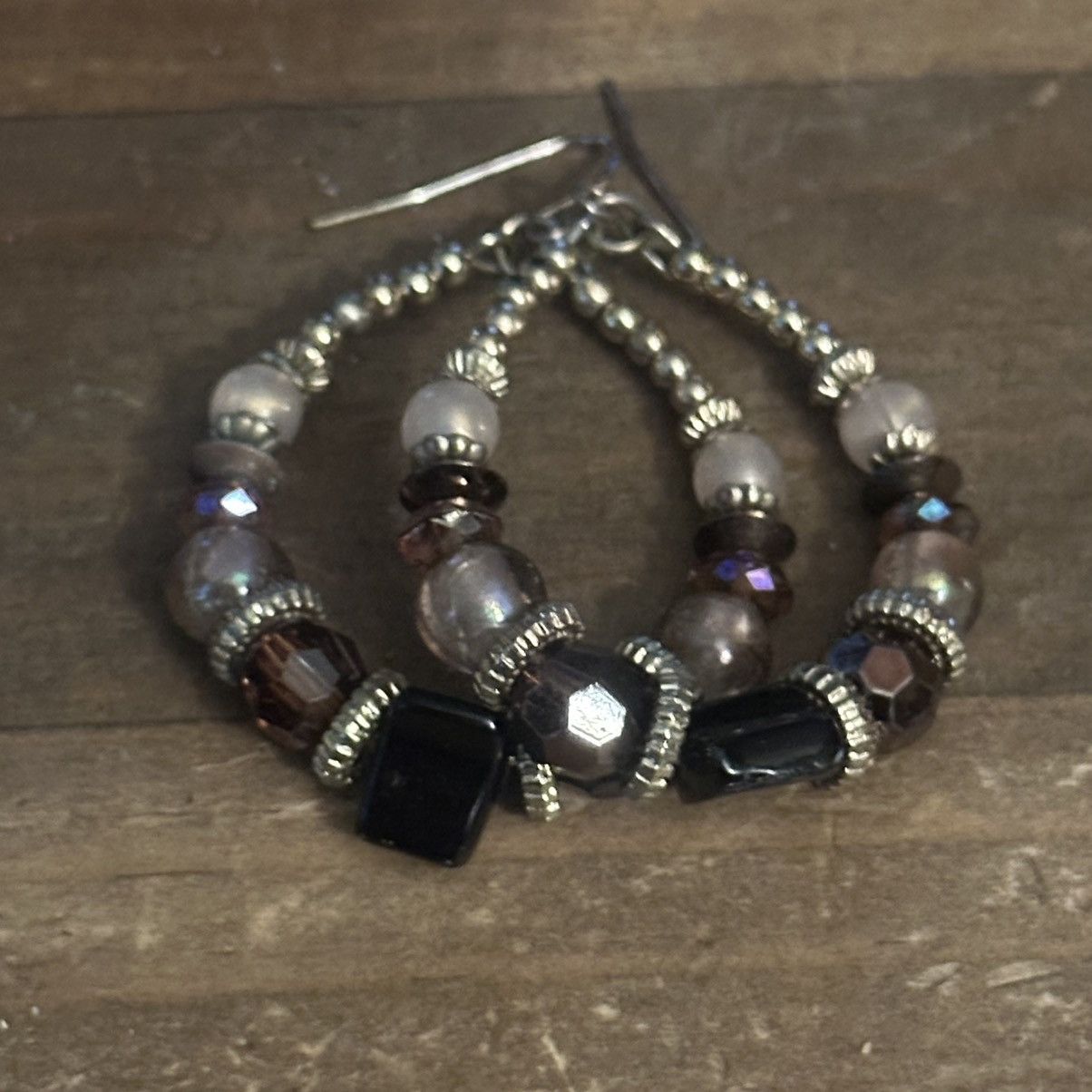 Other Beaded hoop earrings Size ONE SIZE - 3 Thumbnail