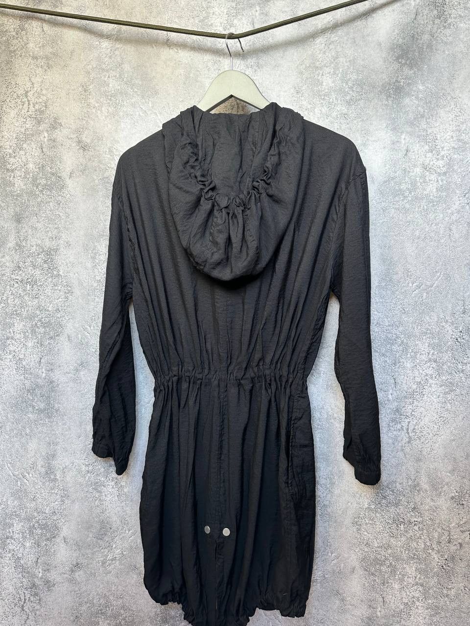 Allsaints Allsaints Calla Parka Avant-Garde Lightweight Black Jacket Size S / US 4 / IT 40 - 3 Thumbnail