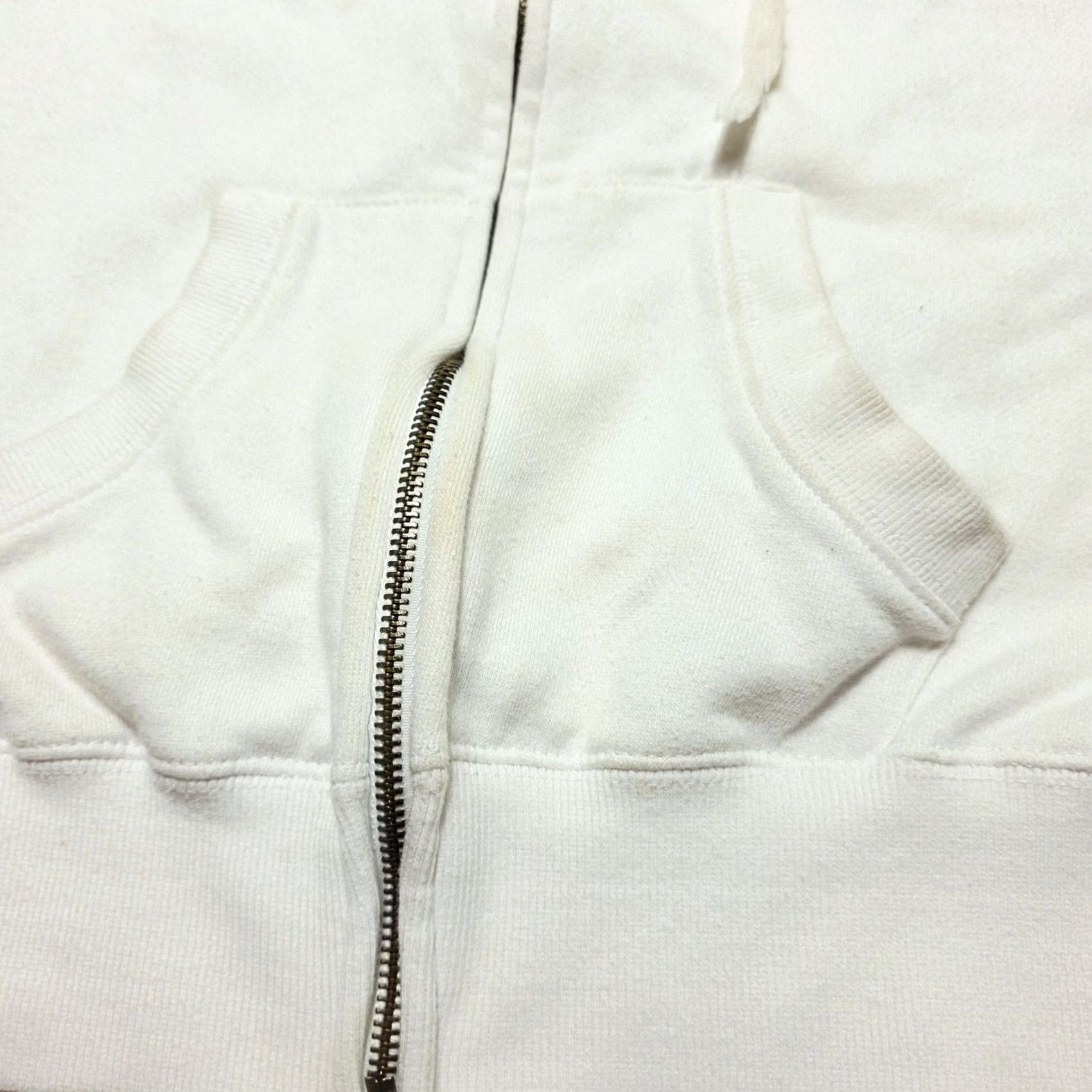 Vintage VINTAGE Michigan State Spartans Full Zip Hoodie Womens Medium Stadium Athletics Hoodie M White Size M / US 6-8 / IT 42-44 - 4 Thumbnail