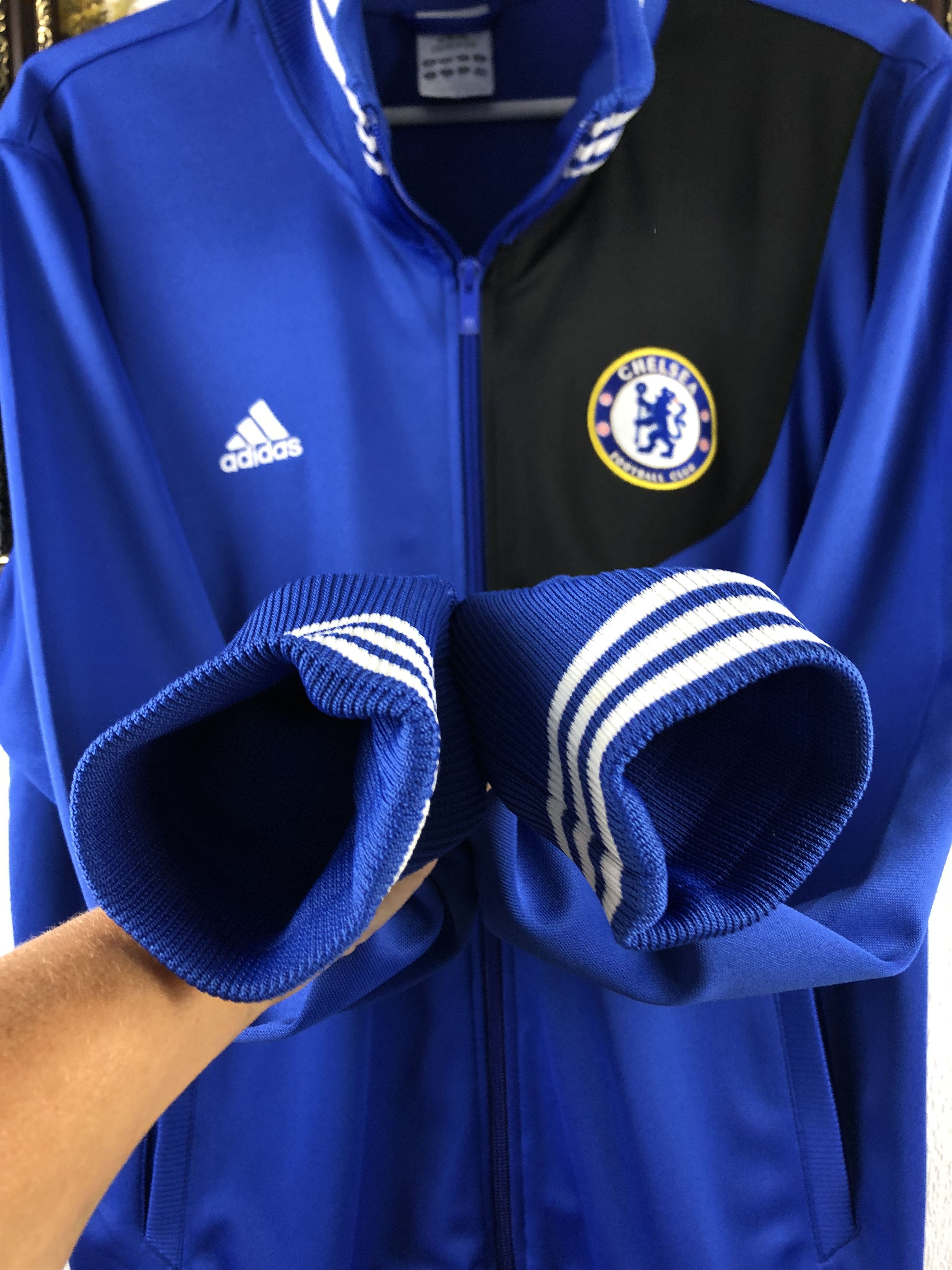Adidas Vintage Adidas Chelsea Football Jacket Soccer Track Top Zip Size US M / EU 48-50 / 2 - 8 Thumbnail