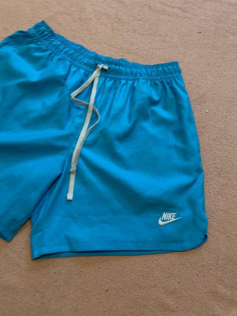 Nike Y2K shorts Nike logo blue Vintage Size US 34 / EU 50 - 9 Thumbnail
