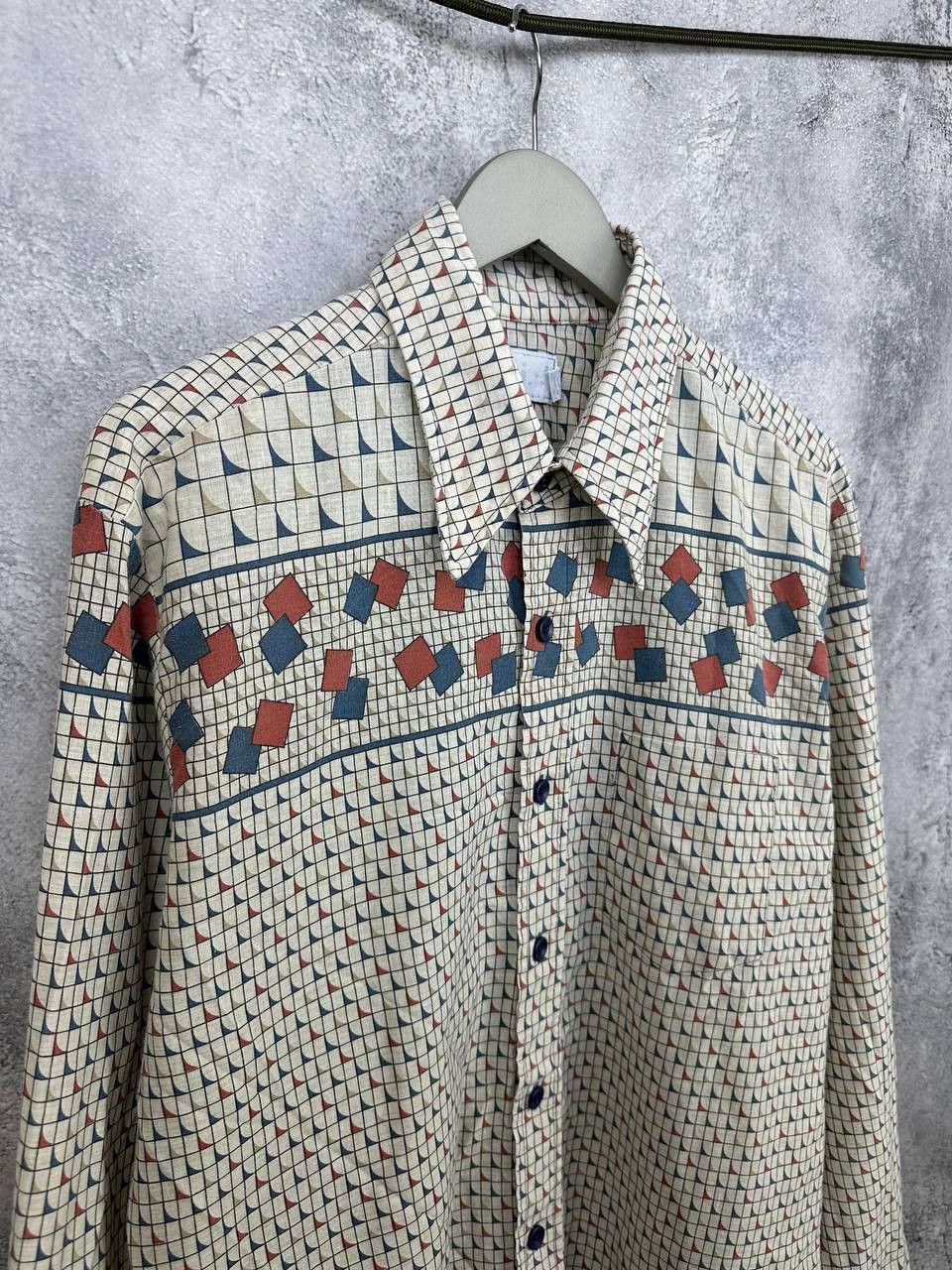 Vintage Vintage 70s H.I.S Retro Western Geometric ButtonUp Shirt LS Size US XL / EU 56 / 4 - 3 Thumbnail