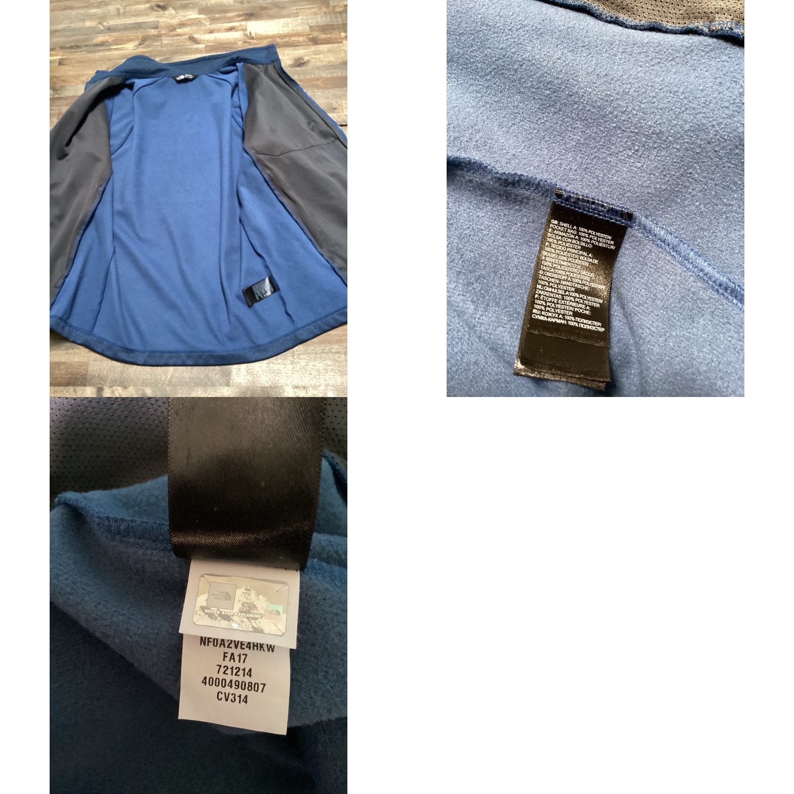 The North Face The North Face Jacket Men M Blue Full Zip Pockets Outdoor Size US M / EU 48-50 / 2 - 8 Thumbnail