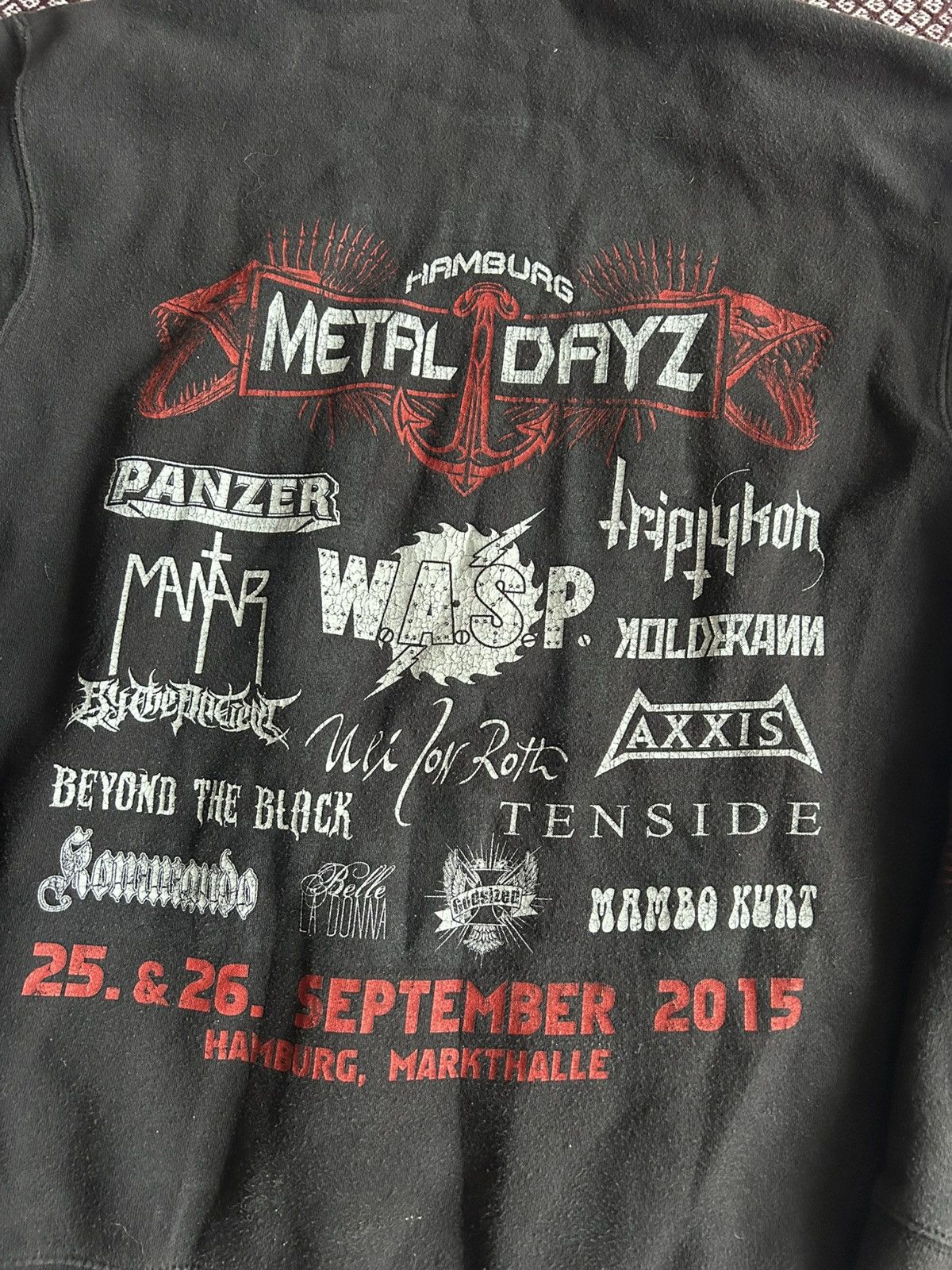 Vintage Vintage Metal Dayz Overprint Hoodie Merch 00s Size M Rare Size US M / EU 48-50 / 2 - 10 Thumbnail