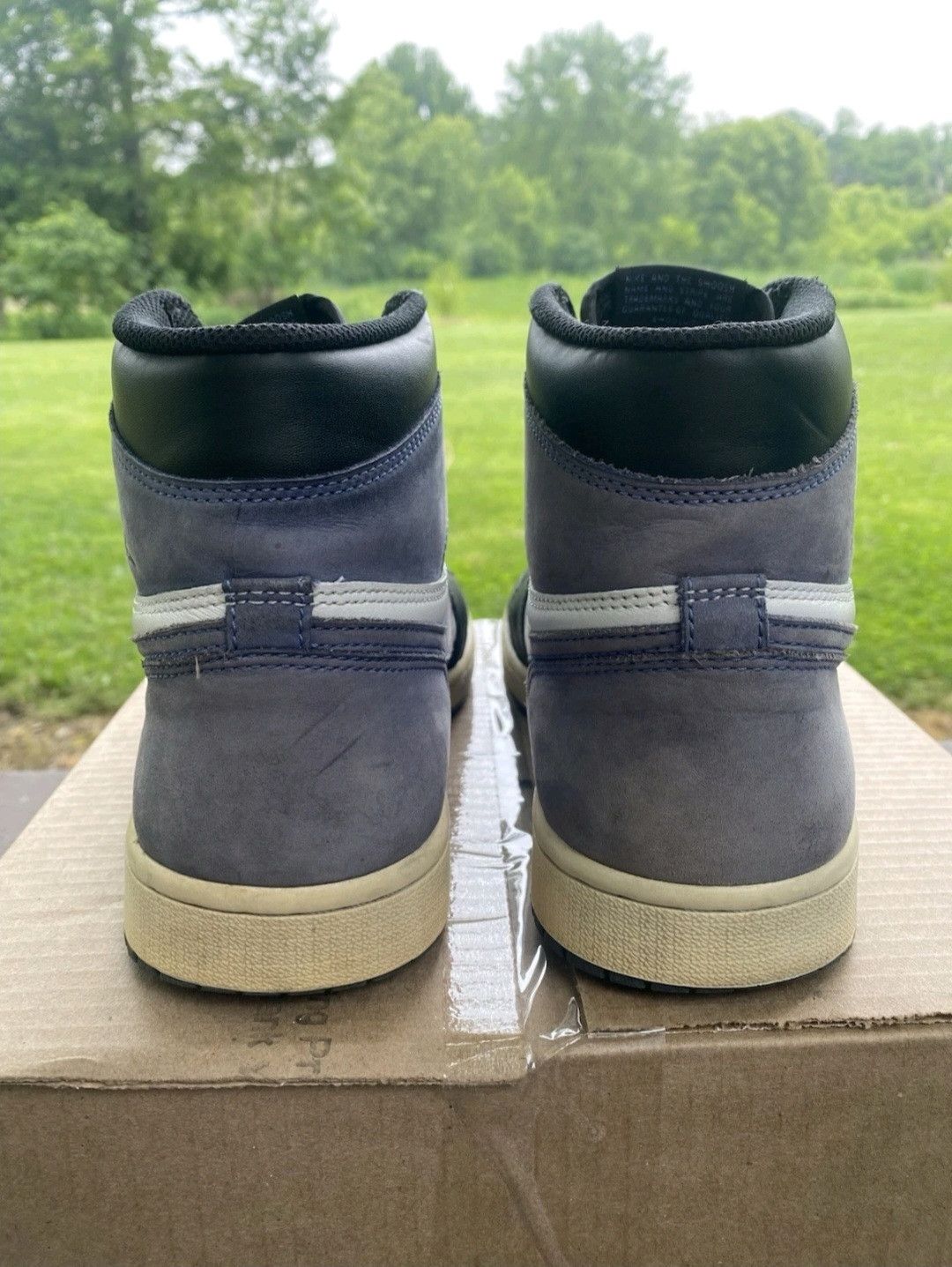 Jordan Brand Nike Air Jordan Retro 1 High Best Hand In The Game Blue Moon Size US 9 / EU 42 - 5 Thumbnail