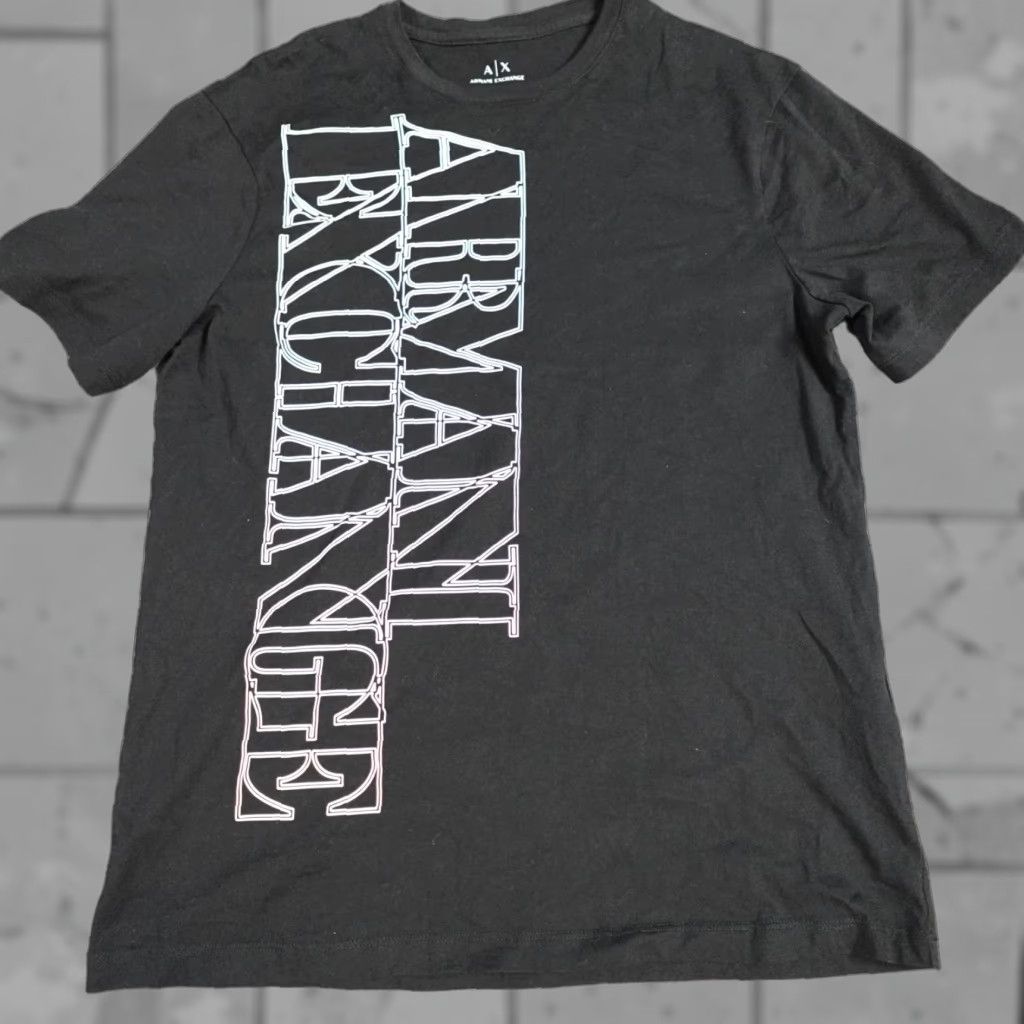 Armani Exchange Armani Exchange T-shirt Small Black Spellout Cotton Shirt Men S Black Armani Exchange Crew Neck Short Sleeve Cotton Jersey Graphic Print 90s? Size US S / EU 44-46 / 1 - 1 Thumbnail