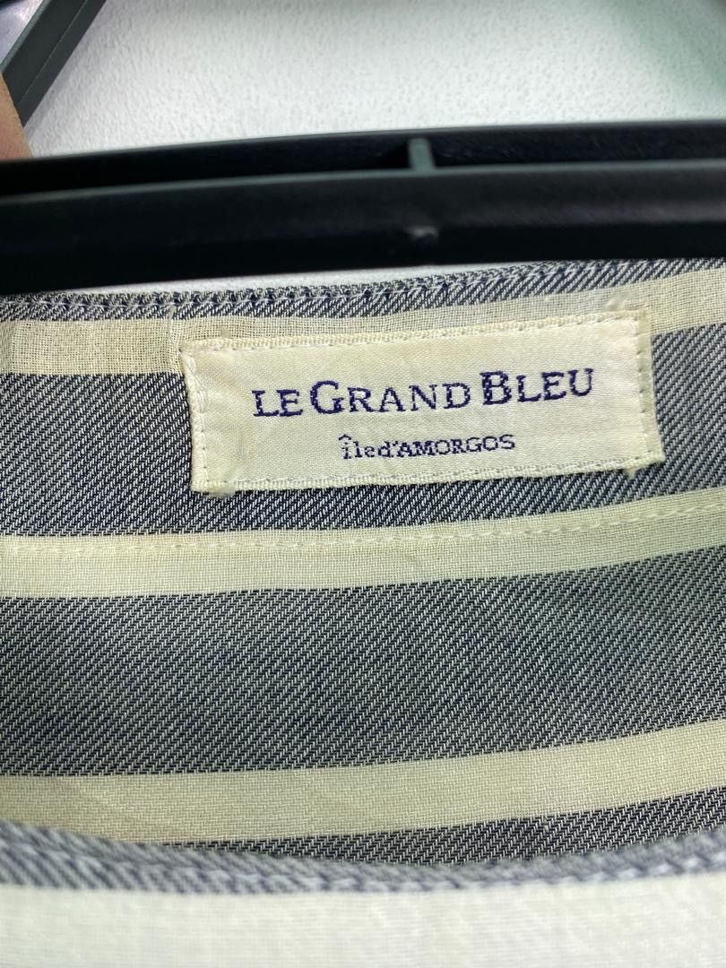 Le Grande Bleu (L.G.B.) Vtg 90s Le Grande Bleu LGB if six was nine blouse shirt Size ONE SIZE - 4 Thumbnail