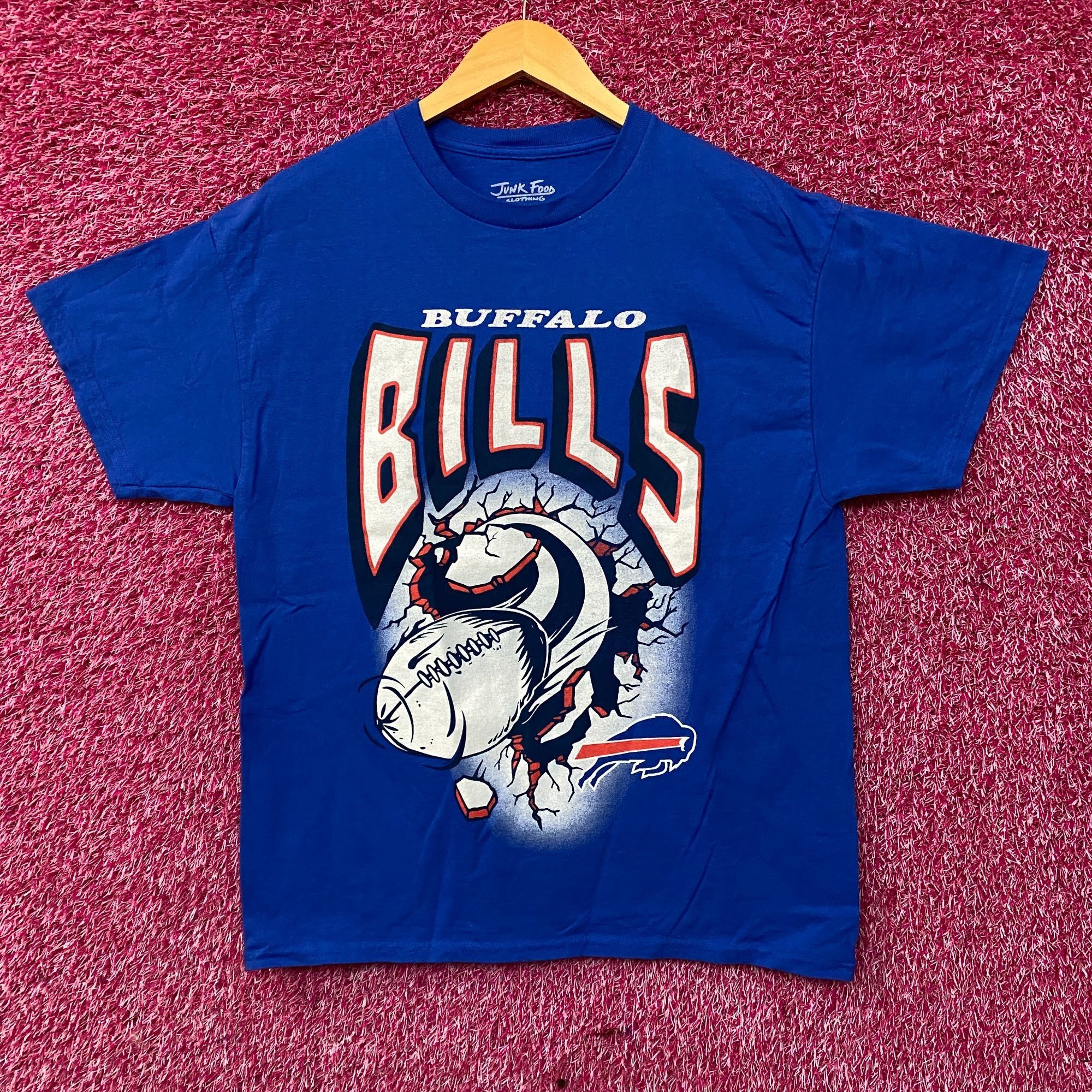 NFL Junk Food NFL Buffalo Bills Blue Logo T-Shirt Medium Size US M / EU 48-50 / 2 - 1 Thumbnail