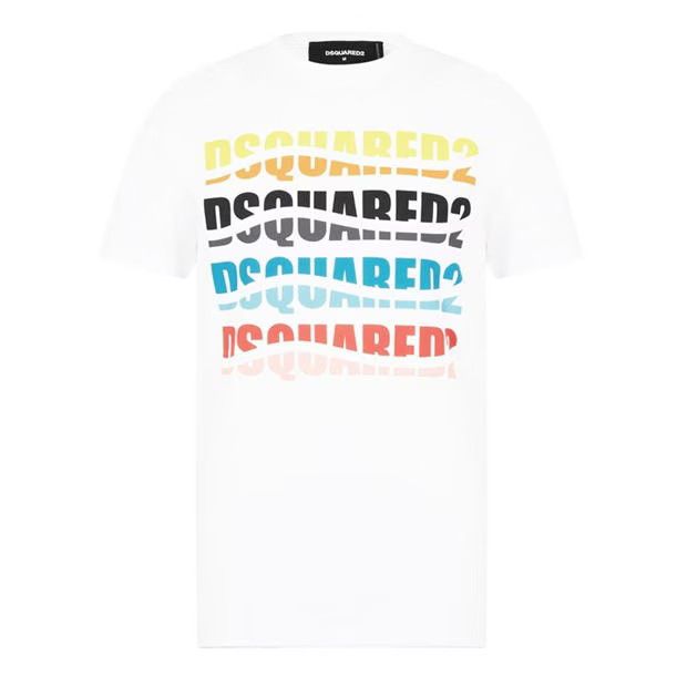 image of Dsquared2 O1G2R1Mq0424 T-Shirts In White, Men's (Size Large)
