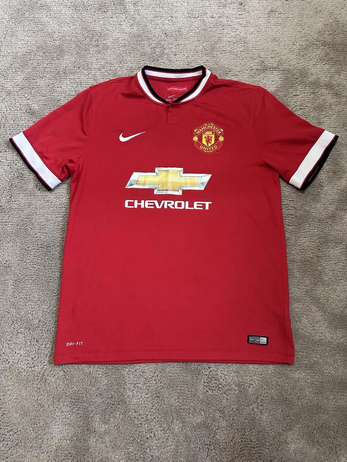 Adidas 2017 Manchester United Football Shirt Soccer Jersey Mata #8 Size US L / EU 52-54 / 3 - 1 Thumbnail
