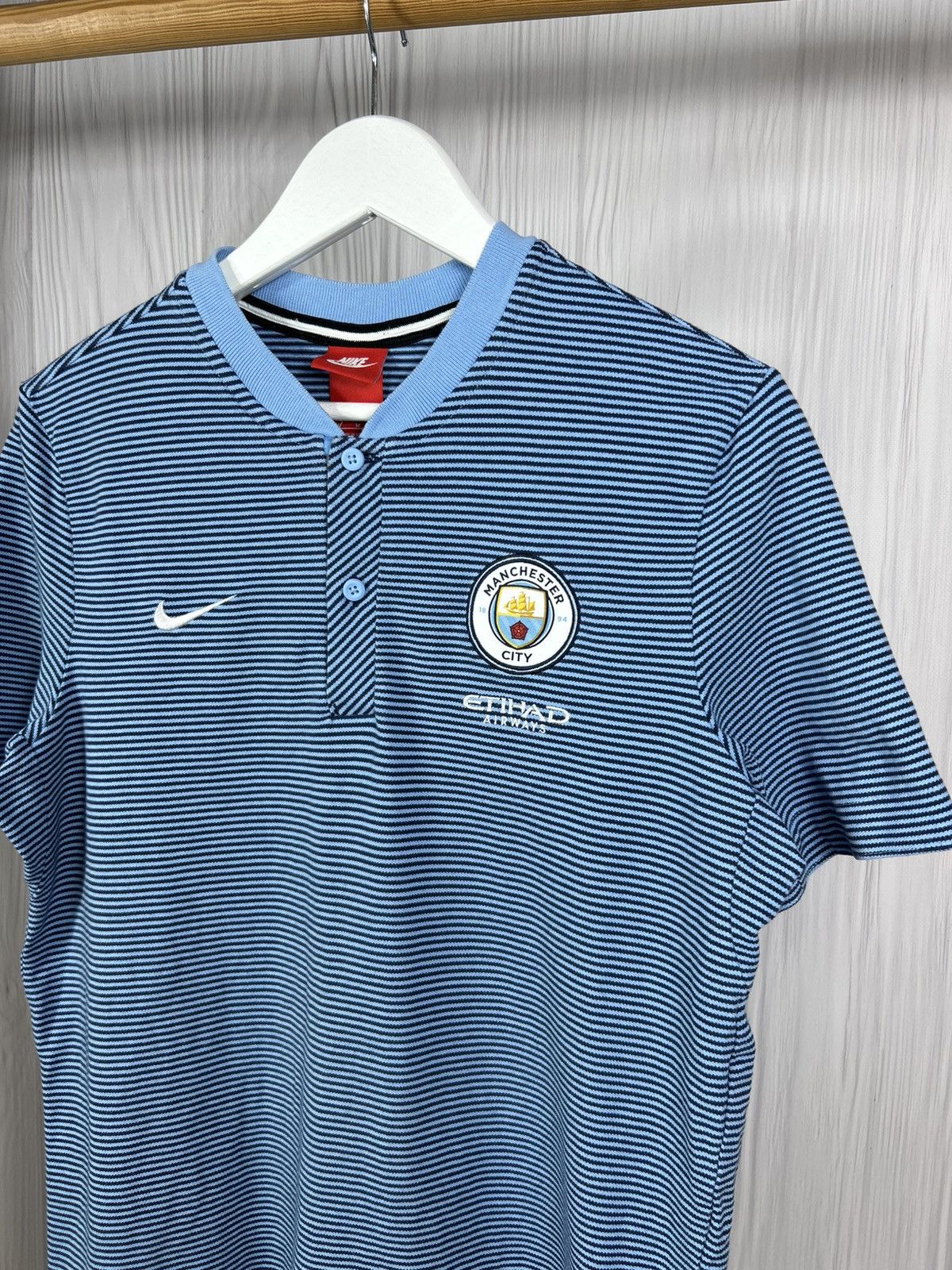 Nike Nike Manchester City Soccer Training Polo Size M Size US M / EU 48-50 / 2 - 2 Thumbnail