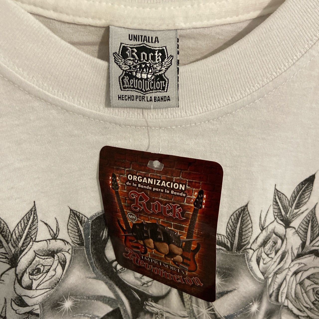 Affliction × Vintage Vintage 2000s Virgin Mary Y2K Tee Size US L / EU 52-54 / 3 - 3 Thumbnail