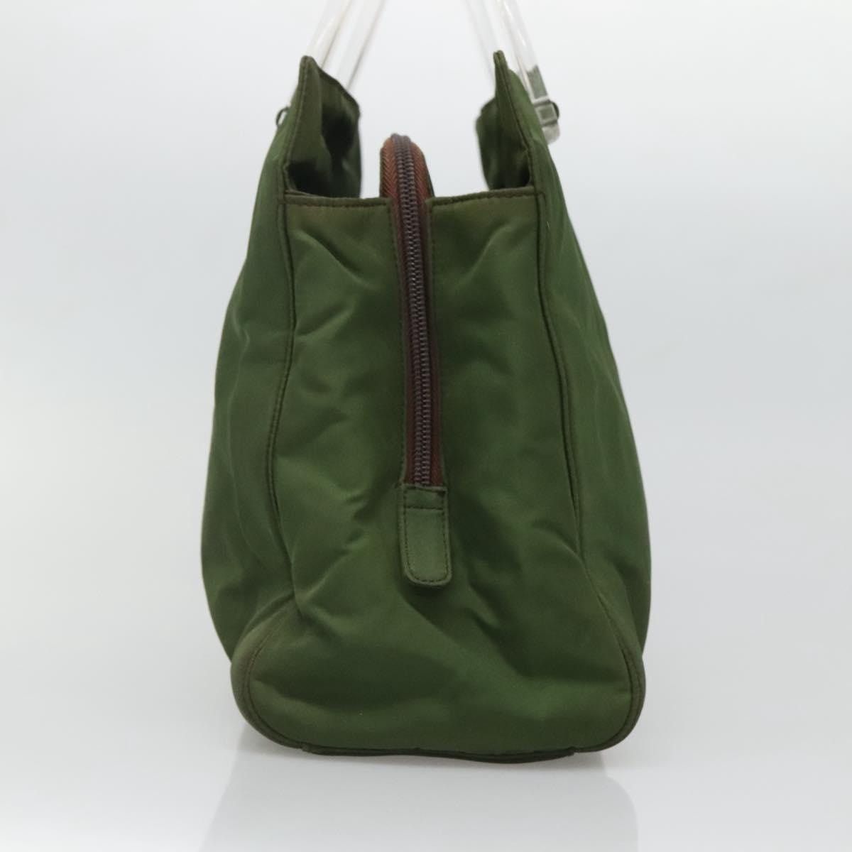Prada PRADA Tote Bag Nylon Khaki Silver Size ONE SIZE - 5 Thumbnail