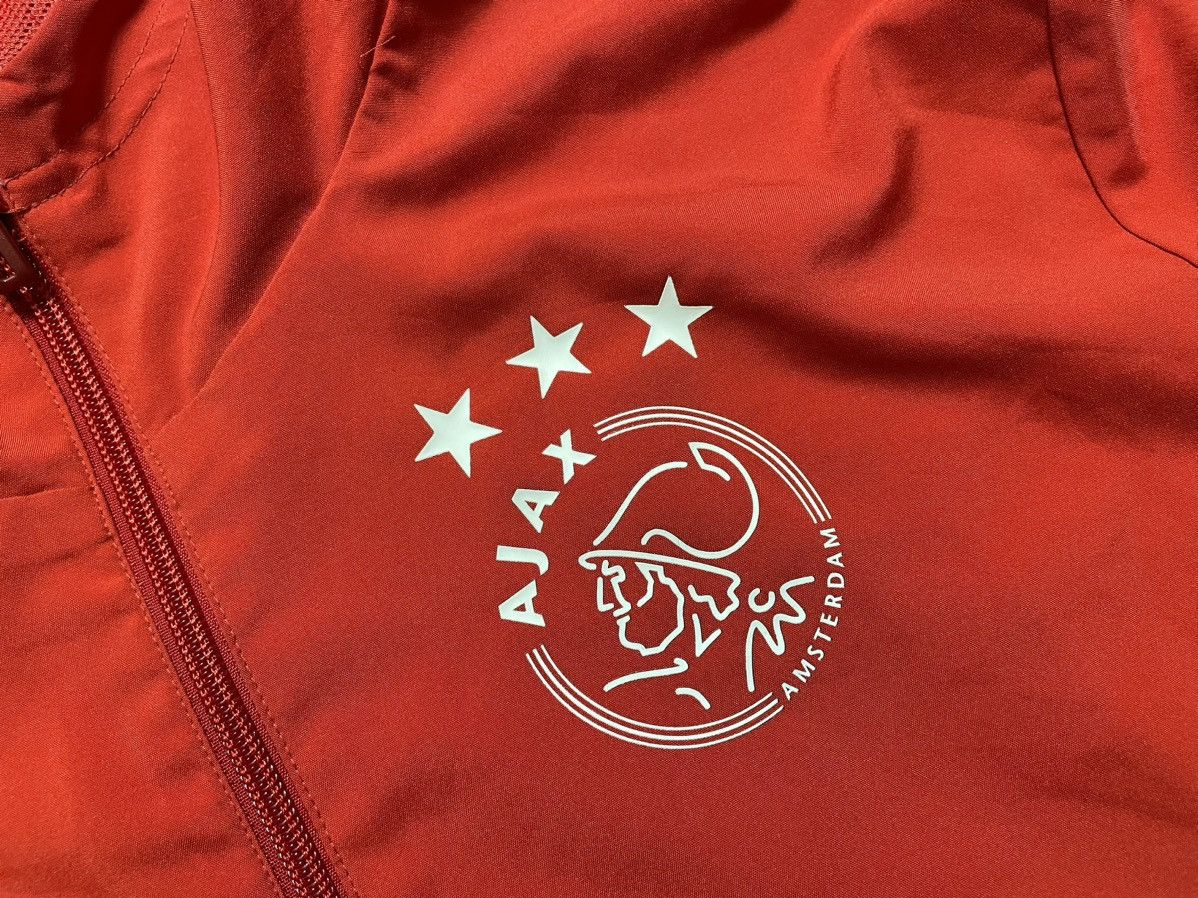 Adidas Vintage Football Jacket Windbreaker Adidas Ajax Amsterdam Size US M / EU 48-50 / 2 - 8 Thumbnail