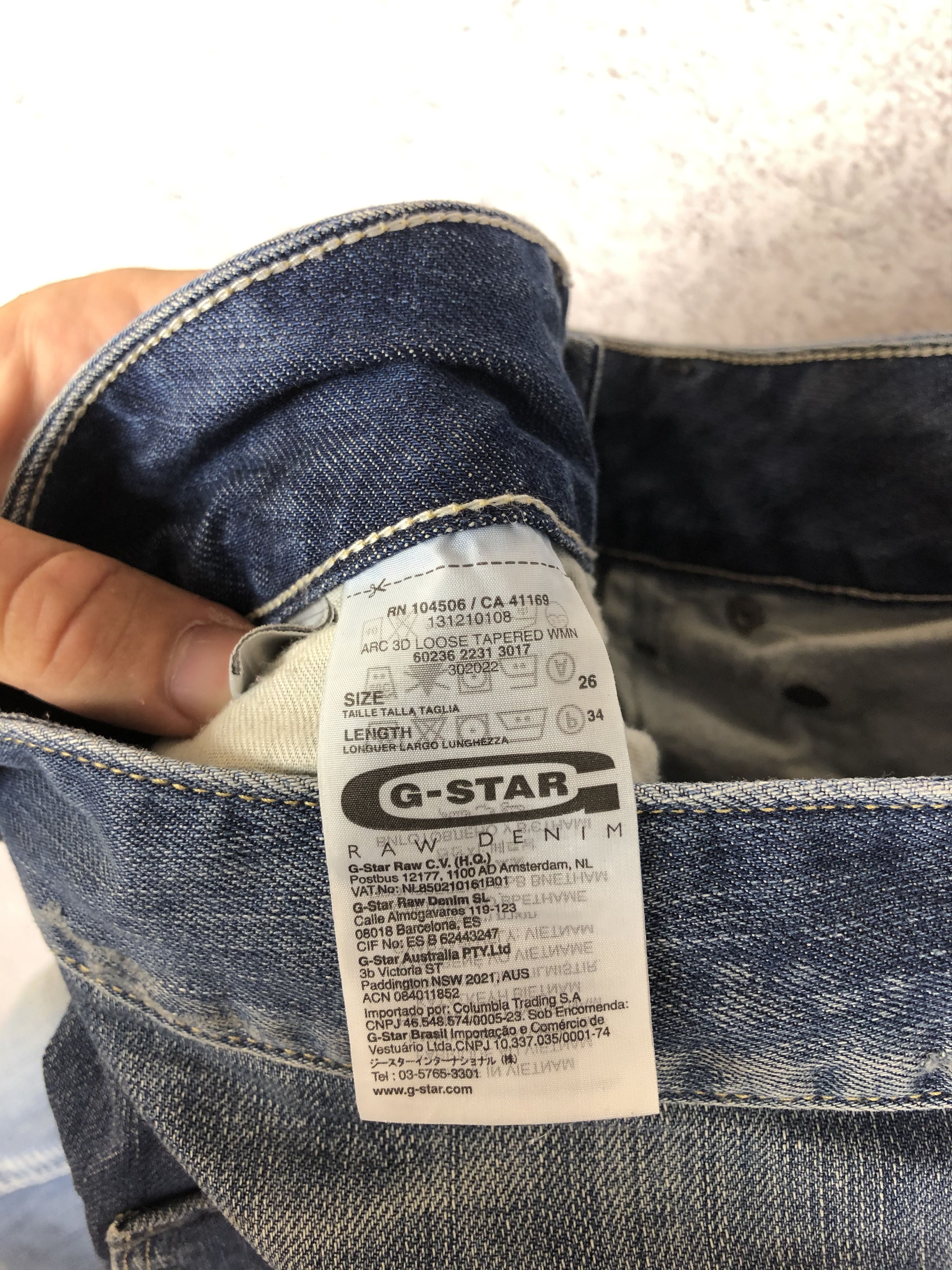 G-Star G-Star Raw 3D Loose Tapered Jeans Size US 28 / EU 44 - 12 Thumbnail