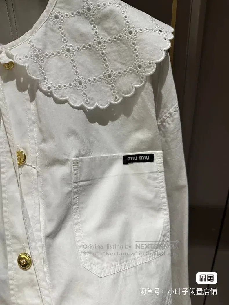 Miu Miu Miu Miu 36 shirt Size S / US 4 / IT 40 - 3 Thumbnail