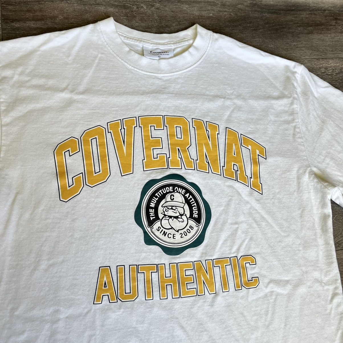 COVERNAT Covernat Authentic Varsity Arch Logo Graphic Tee Shirt White Size US S / EU 44-46 / 1 - 3 Thumbnail