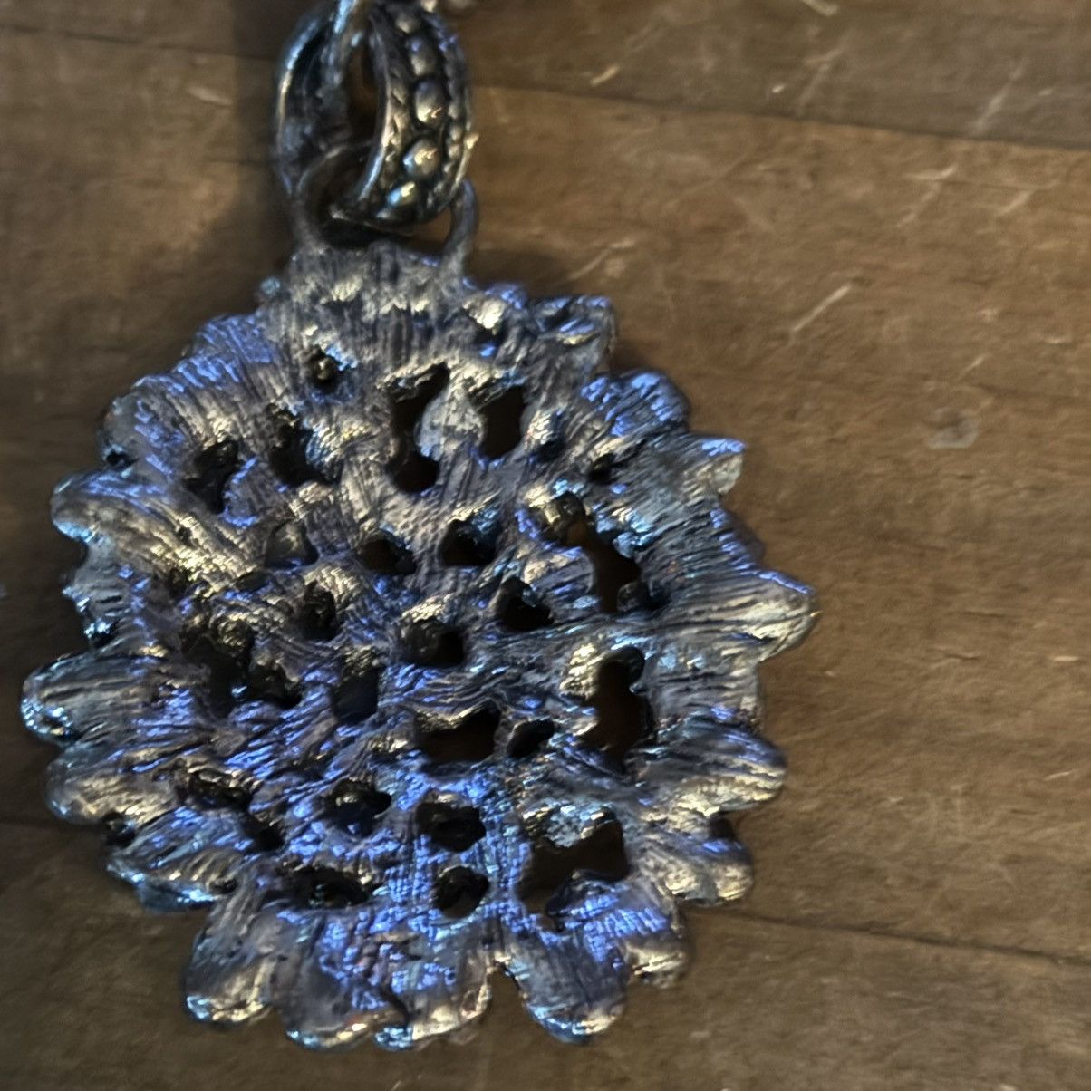 Other Vintage Floral Medallion Necklace Size ONE SIZE - 4 Thumbnail